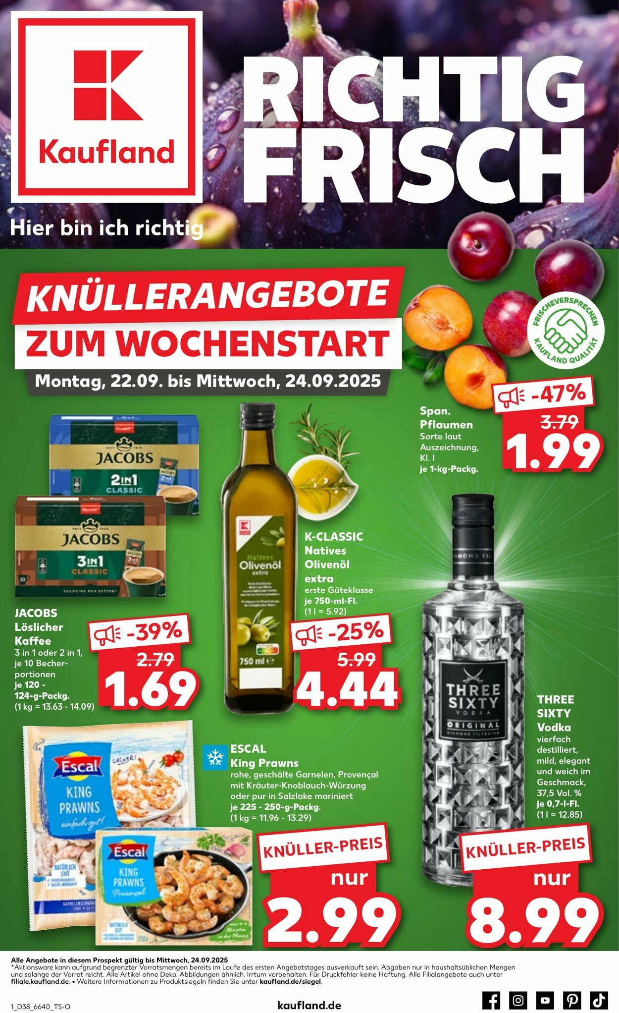 Prospekt Kaufland 21.09.2025 - 24.09.2025