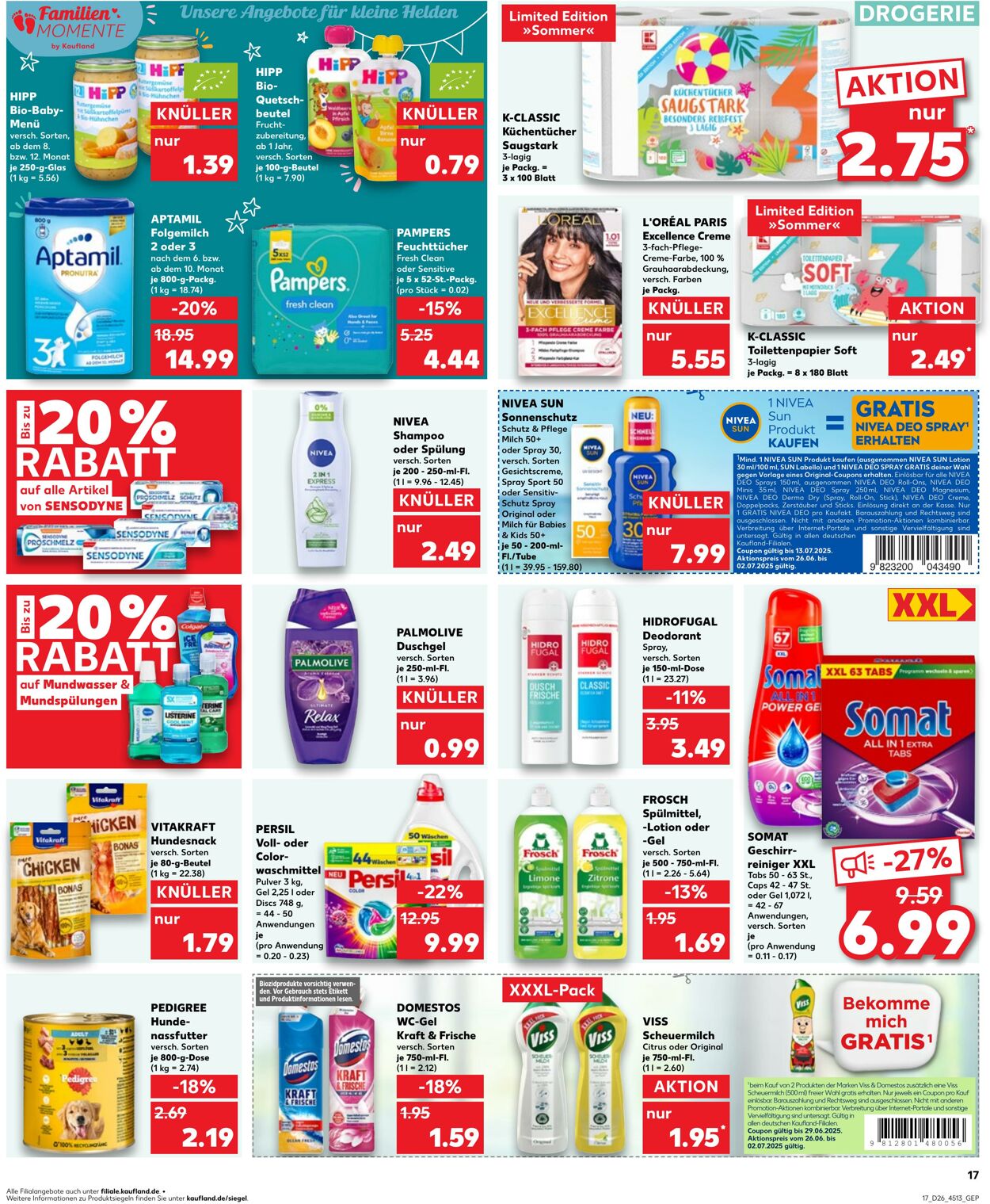 Prospekt Kaufland 26.06.2025 - 02.07.2025