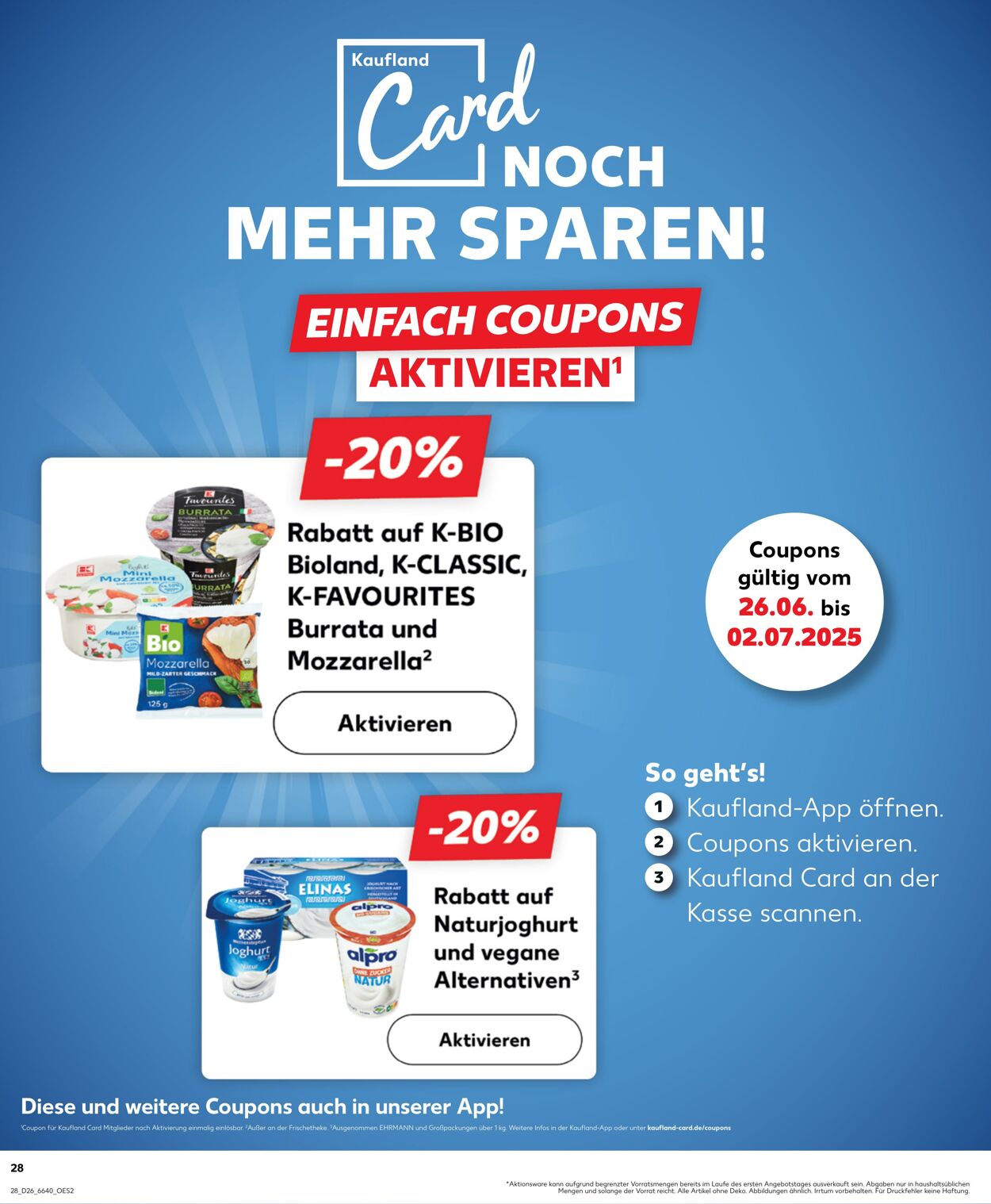Prospekt Kaufland 26.06.2025 - 02.07.2025