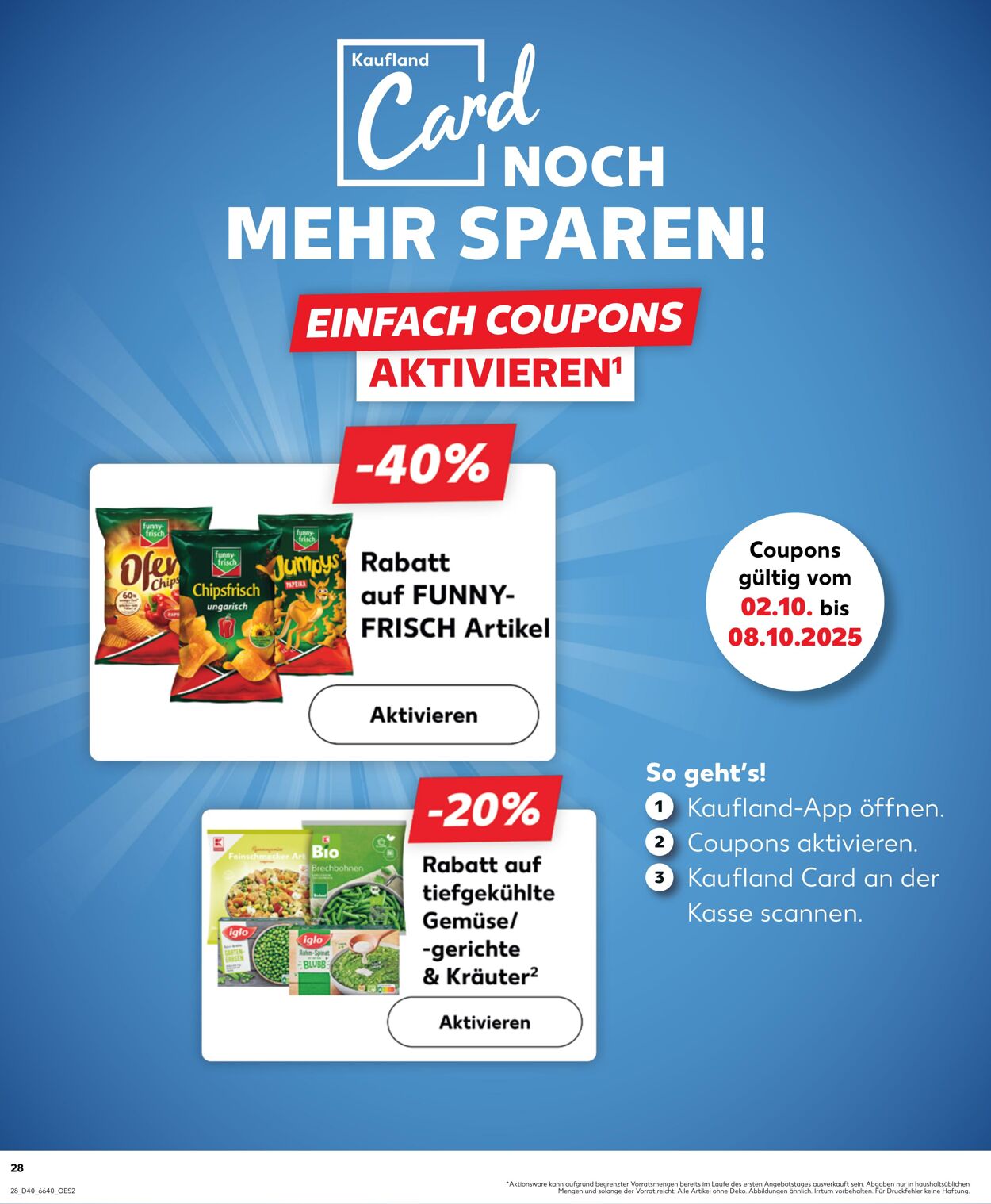 Prospekt Kaufland 02.10.2025 - 08.10.2025