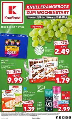 Prospekt Kaufland 12.10.2025 - 15.10.2025