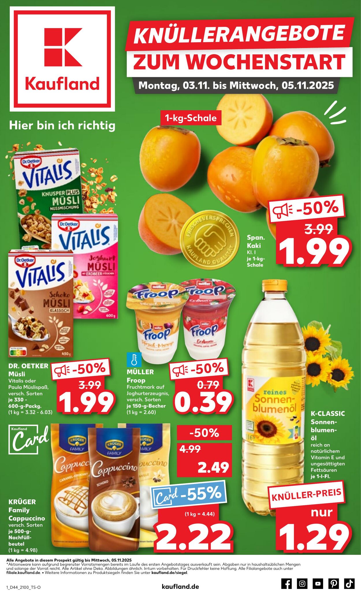 Prospekt Kaufland 02.11.2025 - 05.11.2025