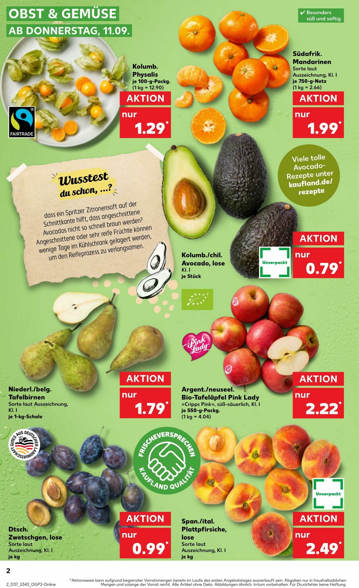 Prospekt Kaufland 11.09.2025 - 17.09.2025