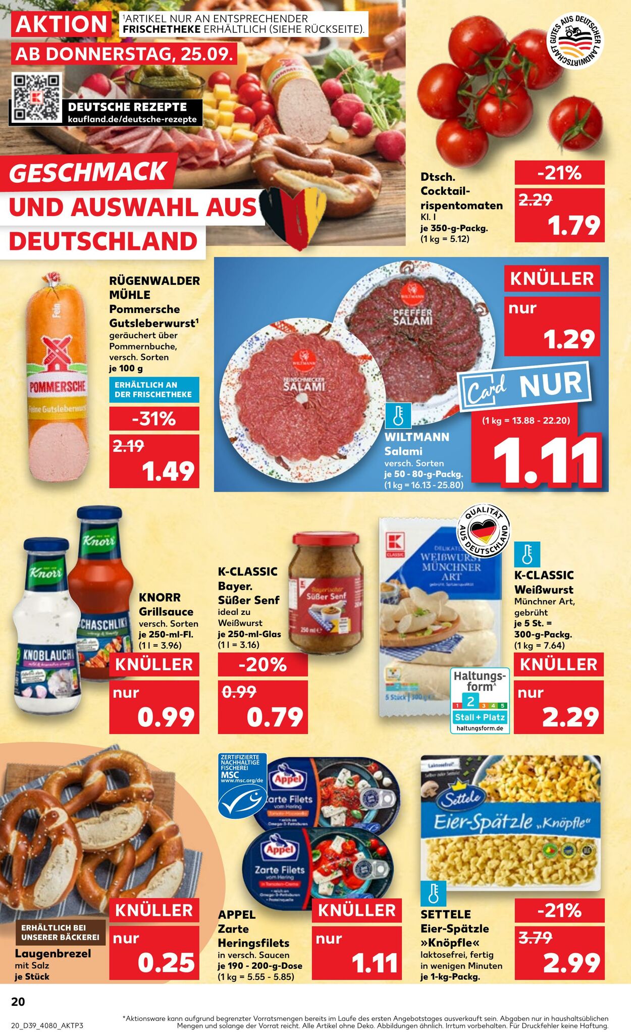 Prospekt Kaufland 28.09.2025 - 01.10.2025