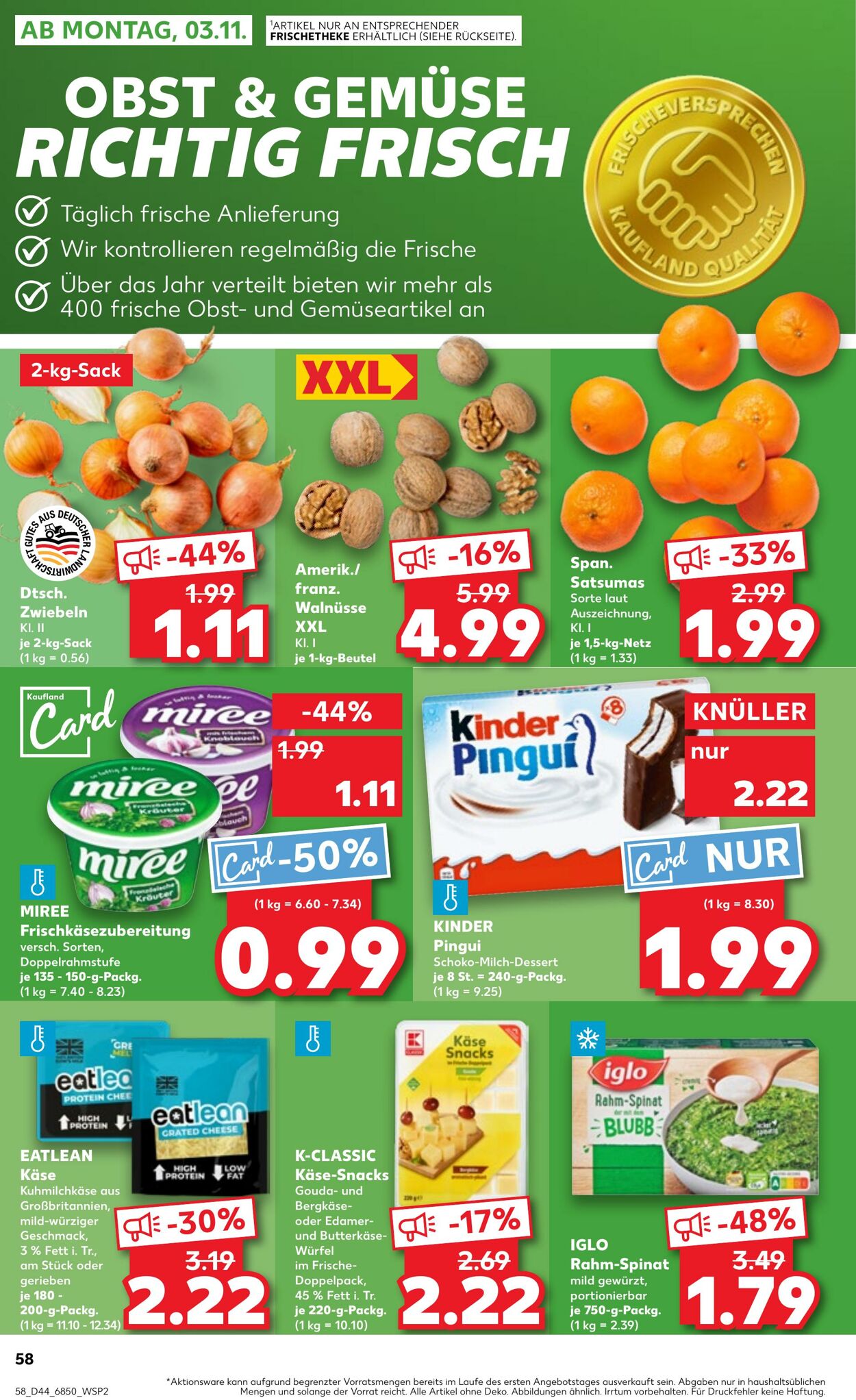 Prospekt Kaufland 30.10.2025 - 05.11.2025