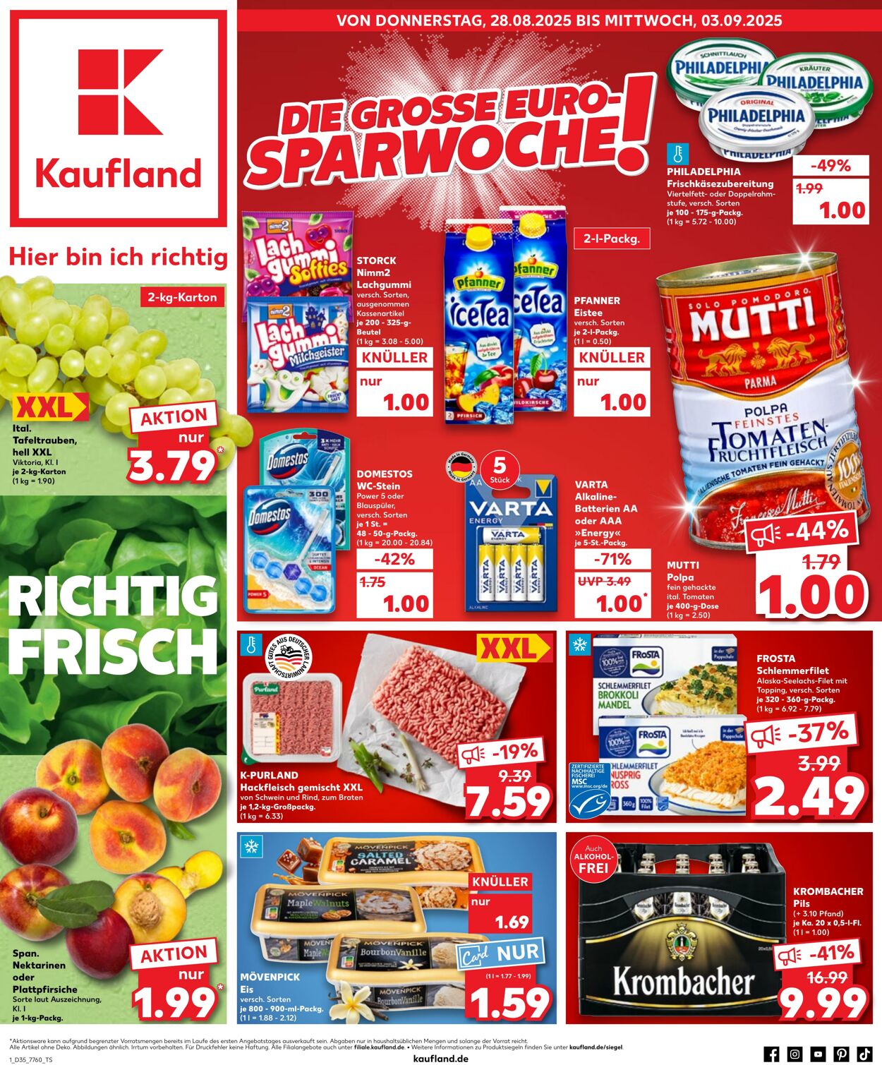 Prospekt Kaufland 28.08.2025 - 03.09.2025