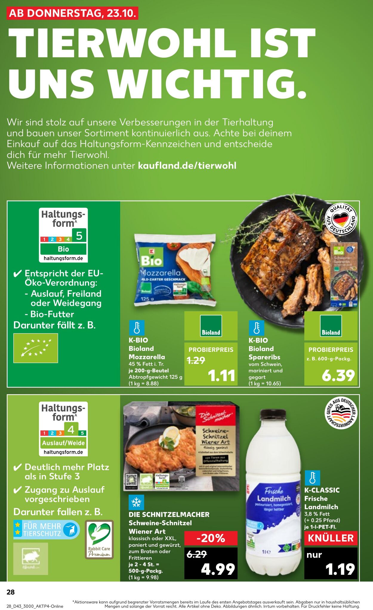 Prospekt Kaufland 26.10.2025 - 29.10.2025