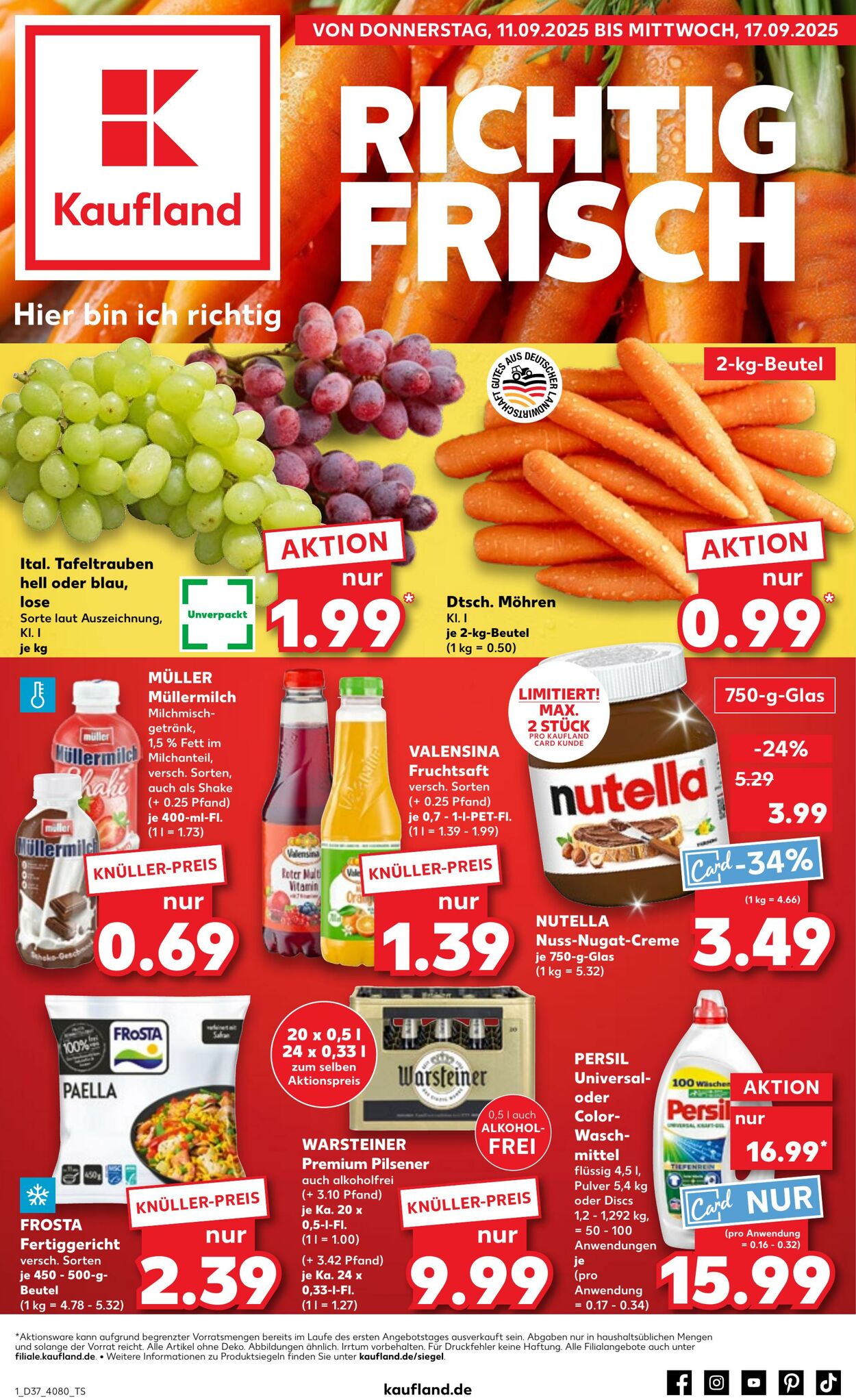 Prospekt Kaufland 11.09.2025 - 17.09.2025