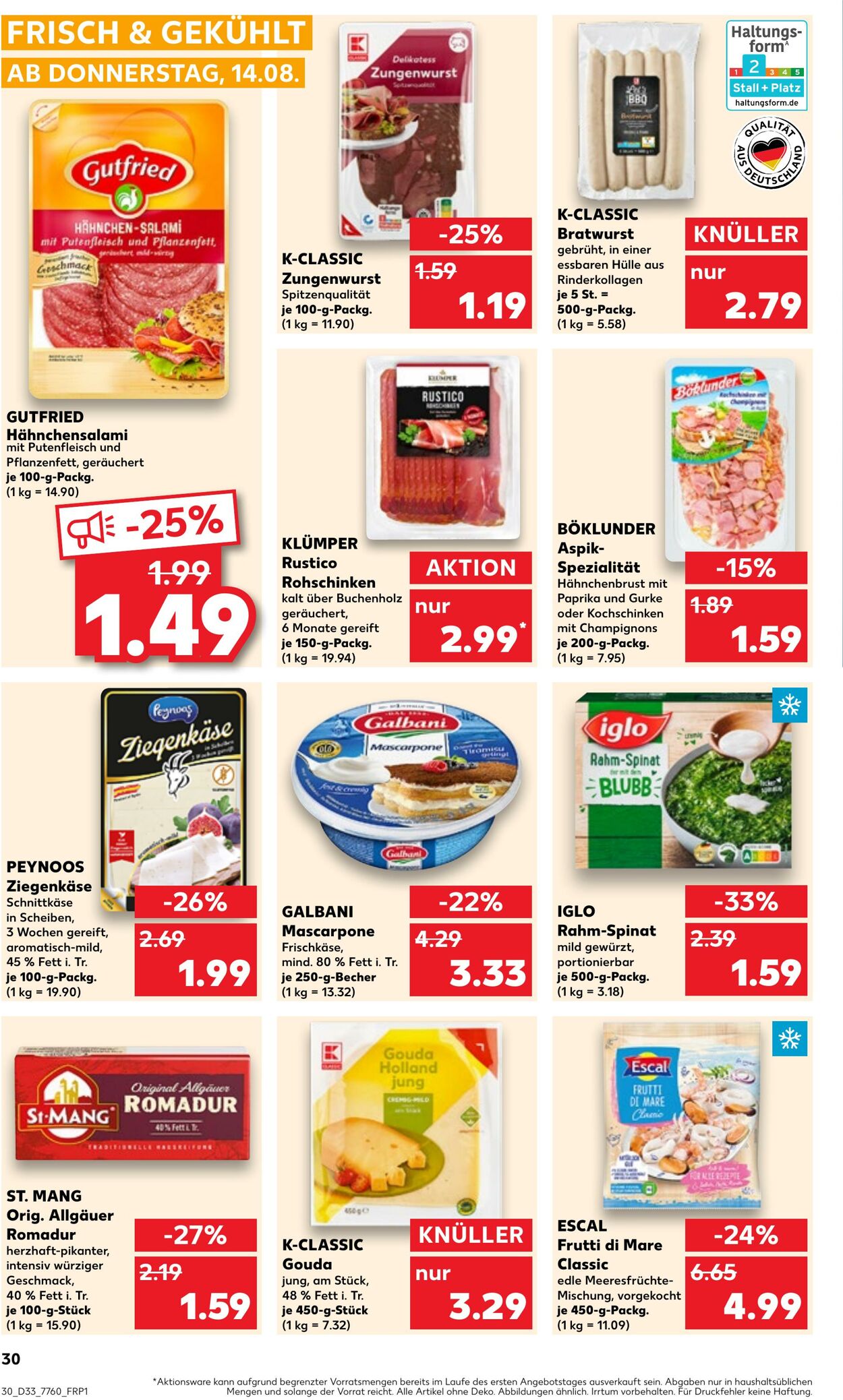 Prospekt Kaufland 14.08.2025 - 20.08.2025