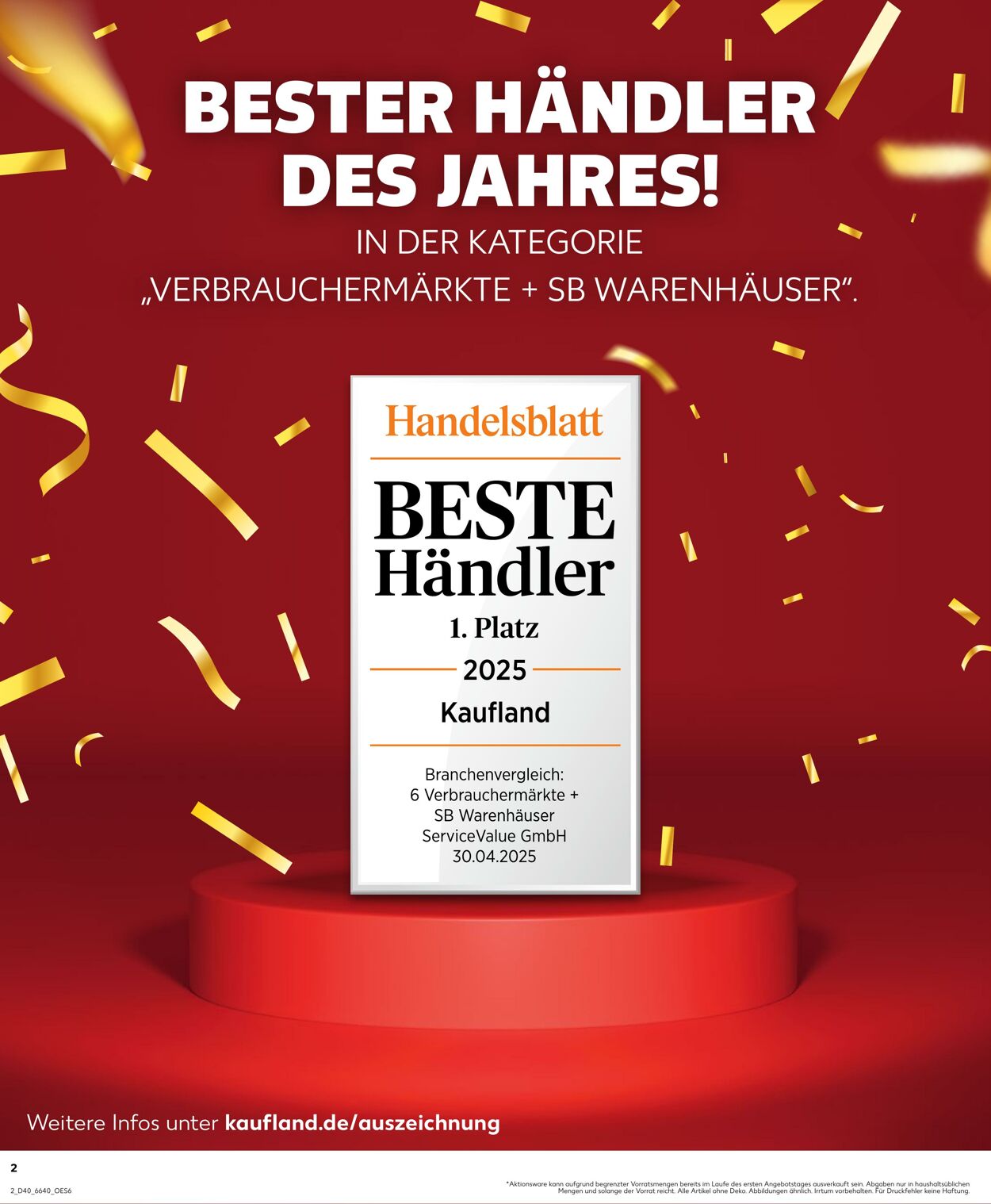 Prospekt Kaufland 05.10.2025 - 08.10.2025