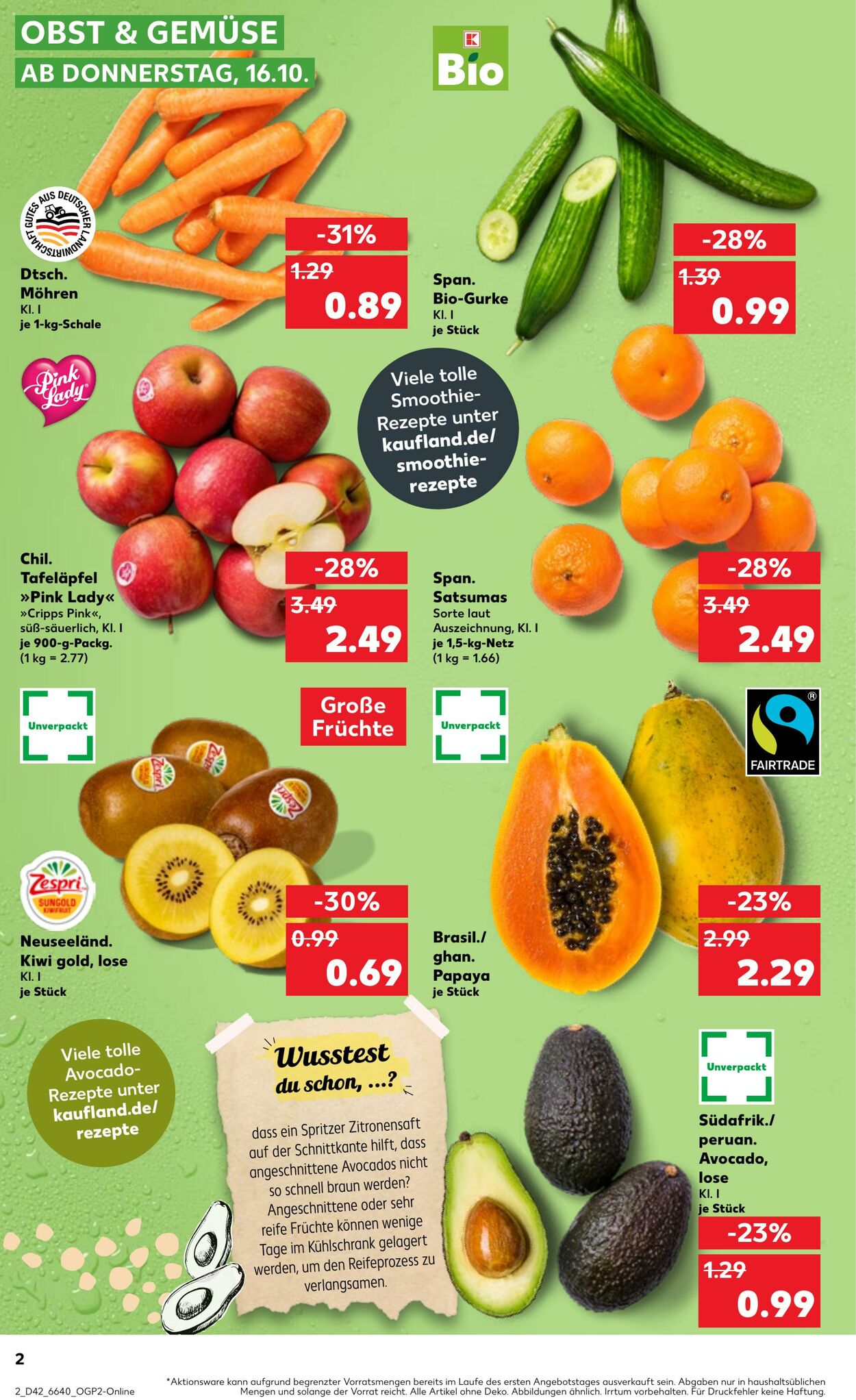 Prospekt Kaufland 16.10.2025 - 22.10.2025