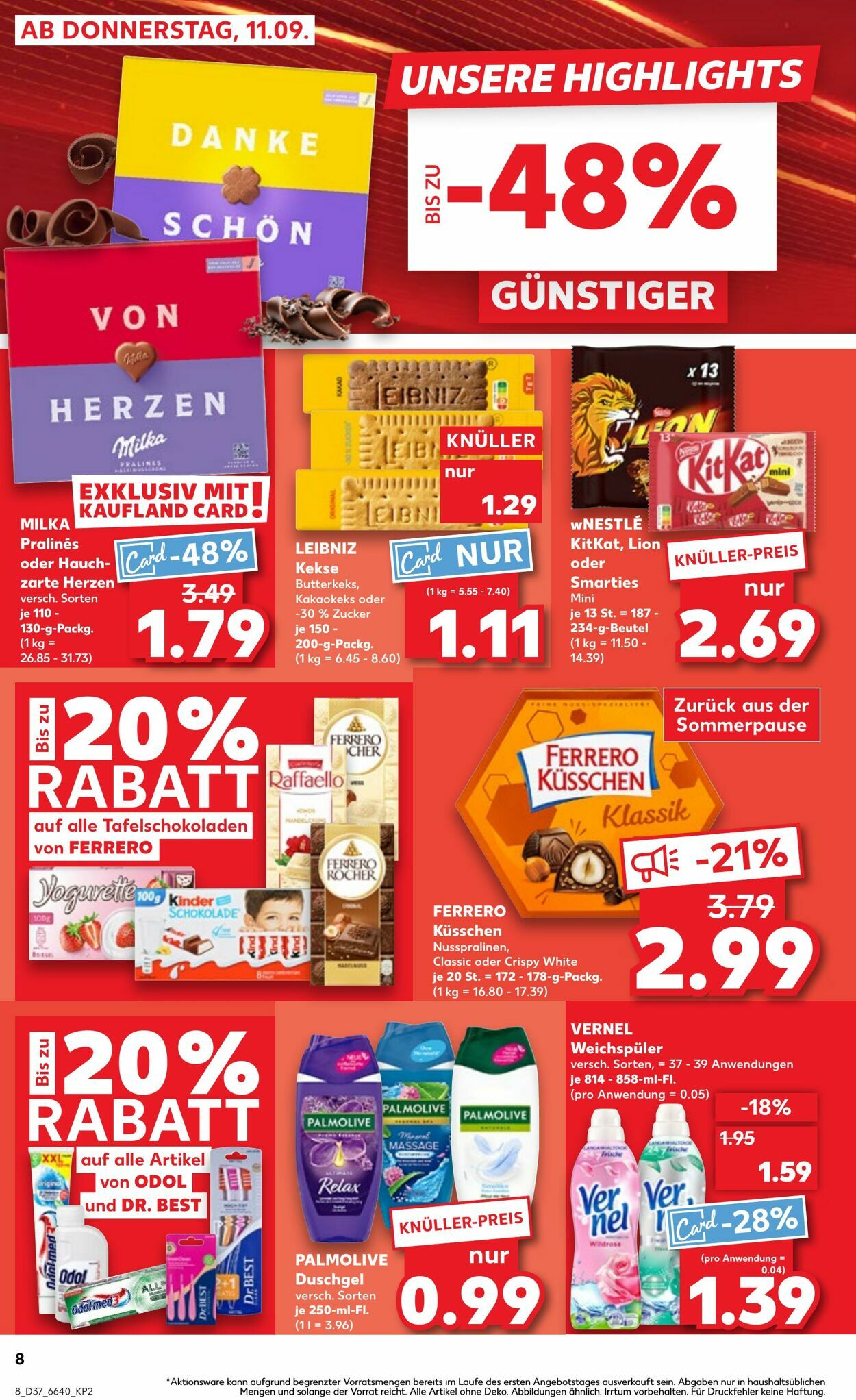 Prospekt Kaufland 11.09.2025 - 17.09.2025