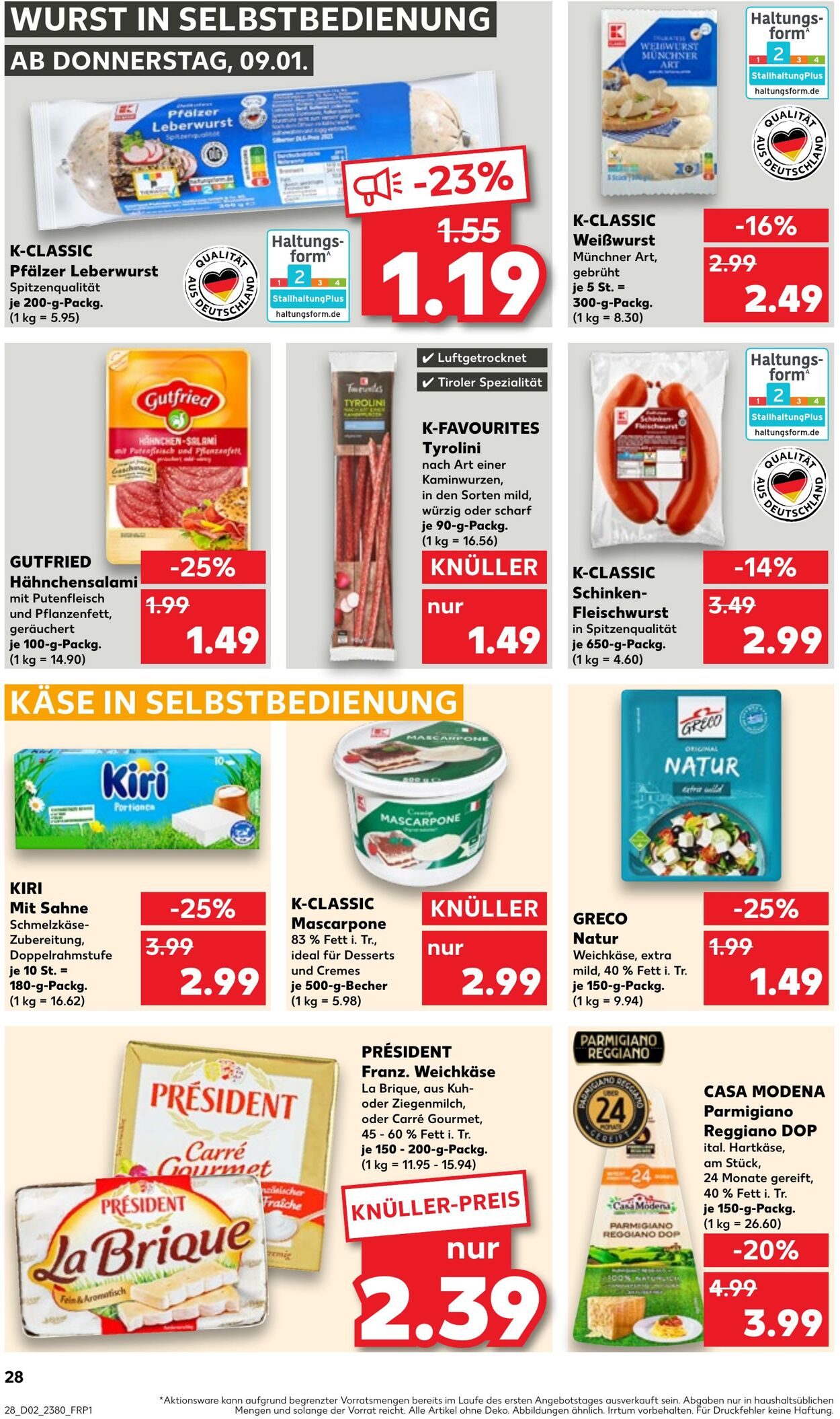 Prospekt Kaufland 09.01.2025 - 15.01.2025