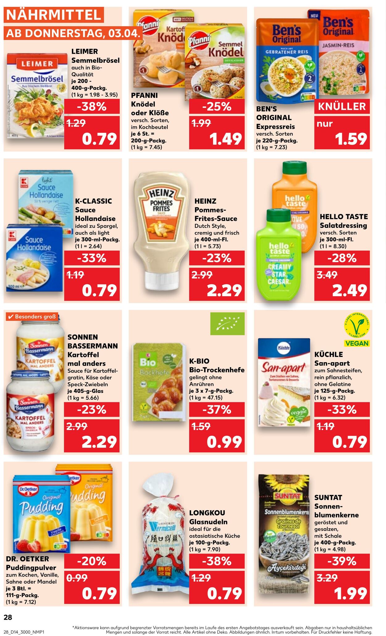 Prospekt Kaufland 03.04.2025 - 09.04.2025