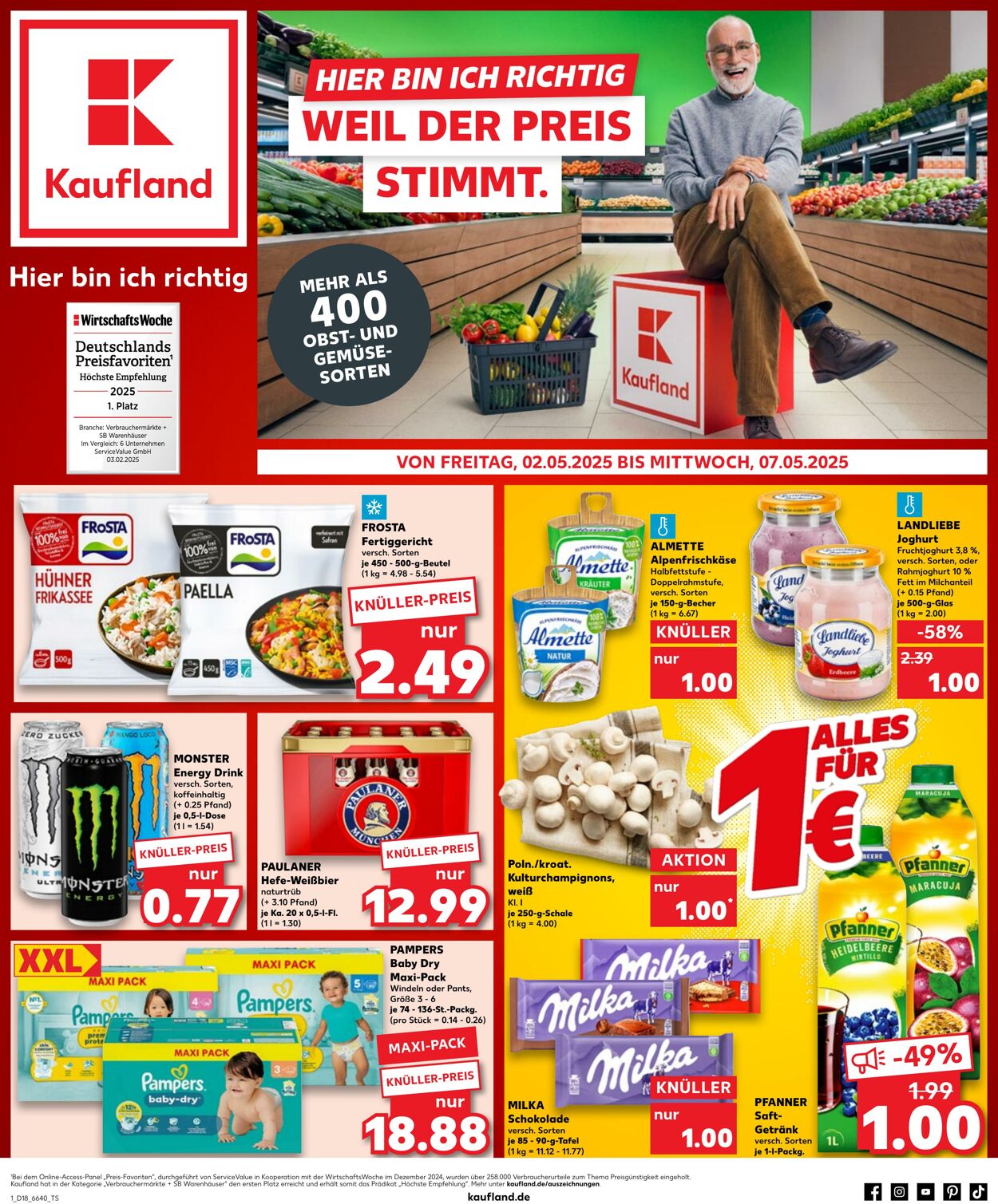 Prospekt Kaufland 02.05.2025 - 07.05.2025