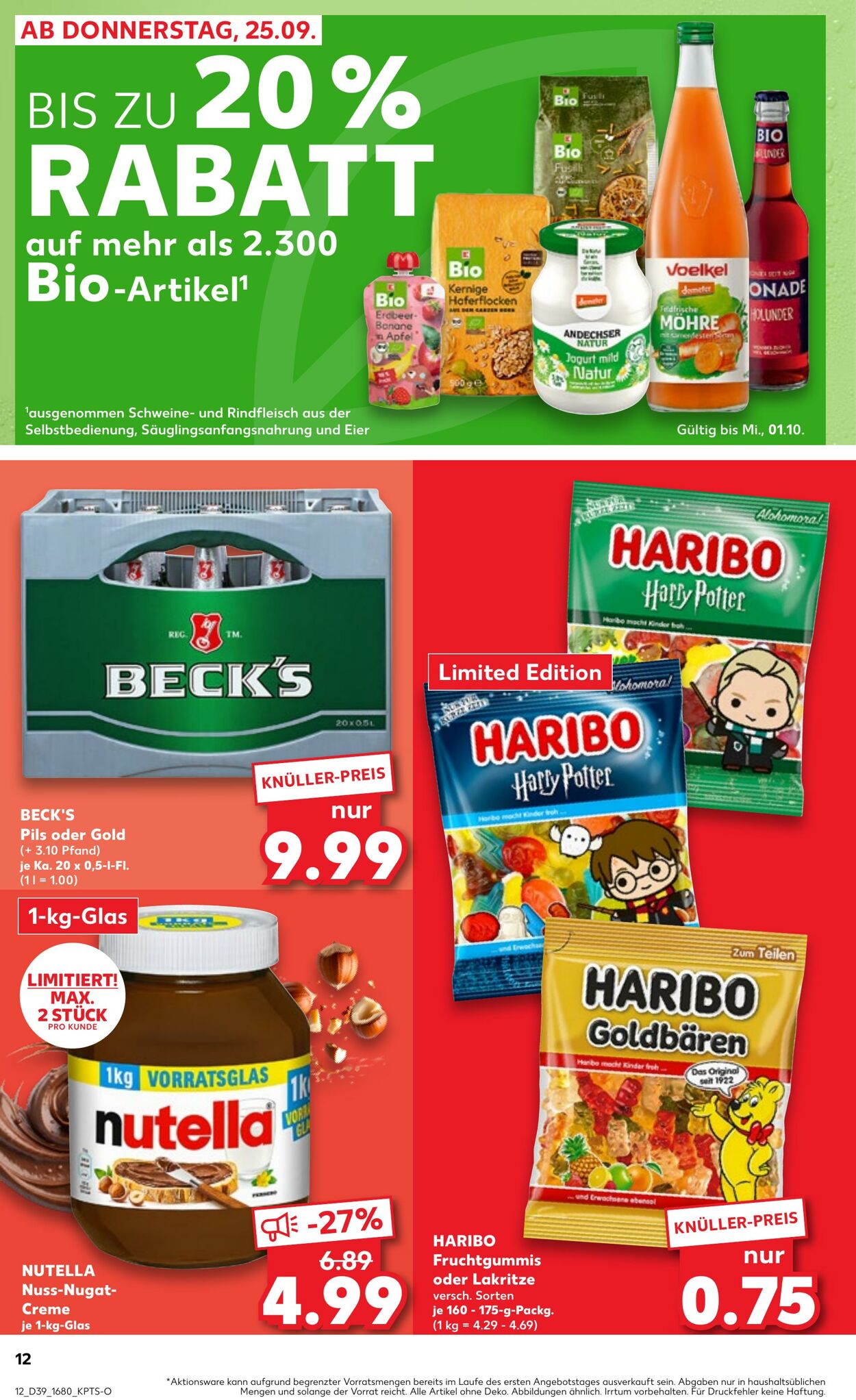 Prospekt Kaufland 28.09.2025 - 01.10.2025