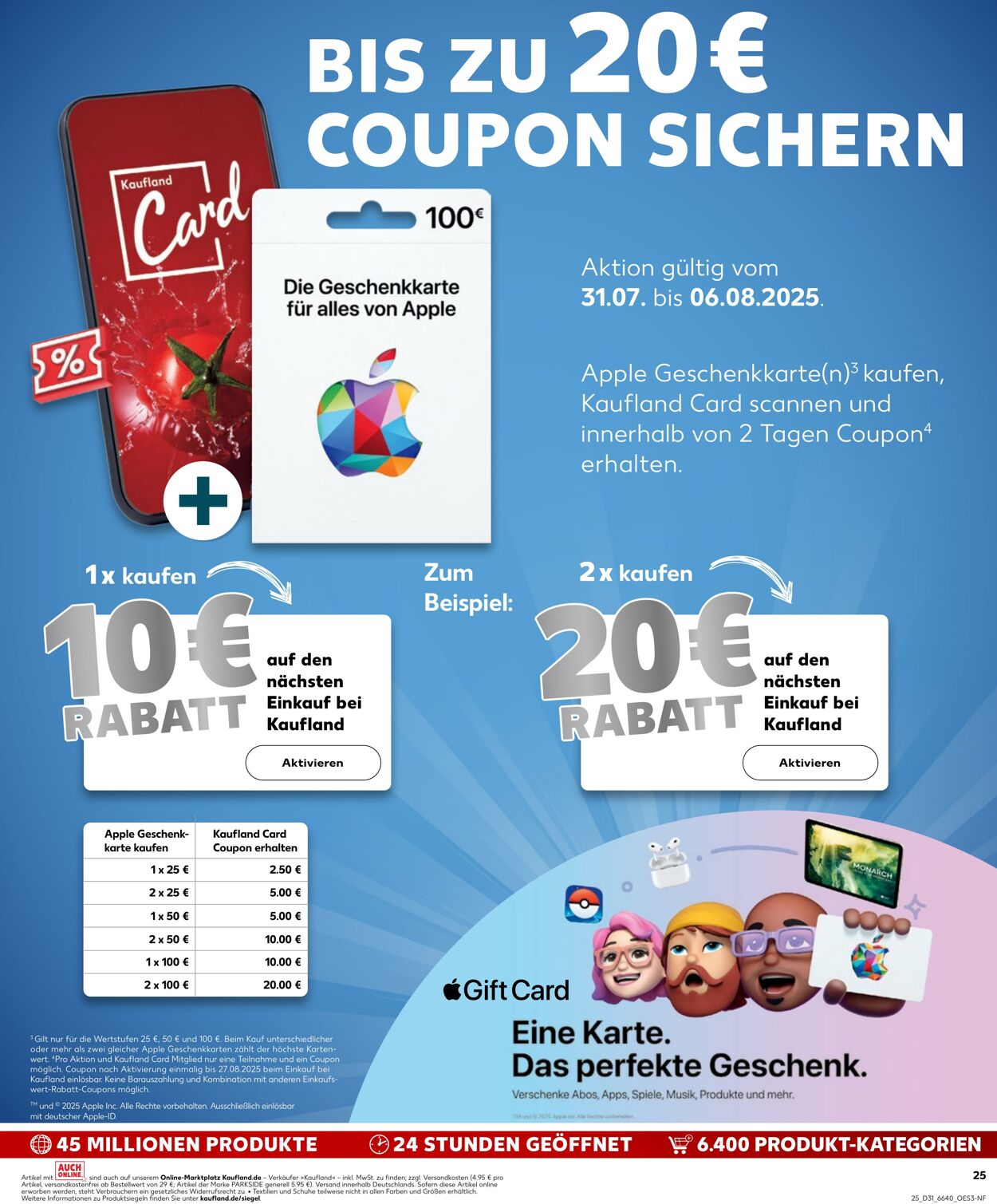 Prospekt Kaufland 31.07.2025 - 06.08.2025