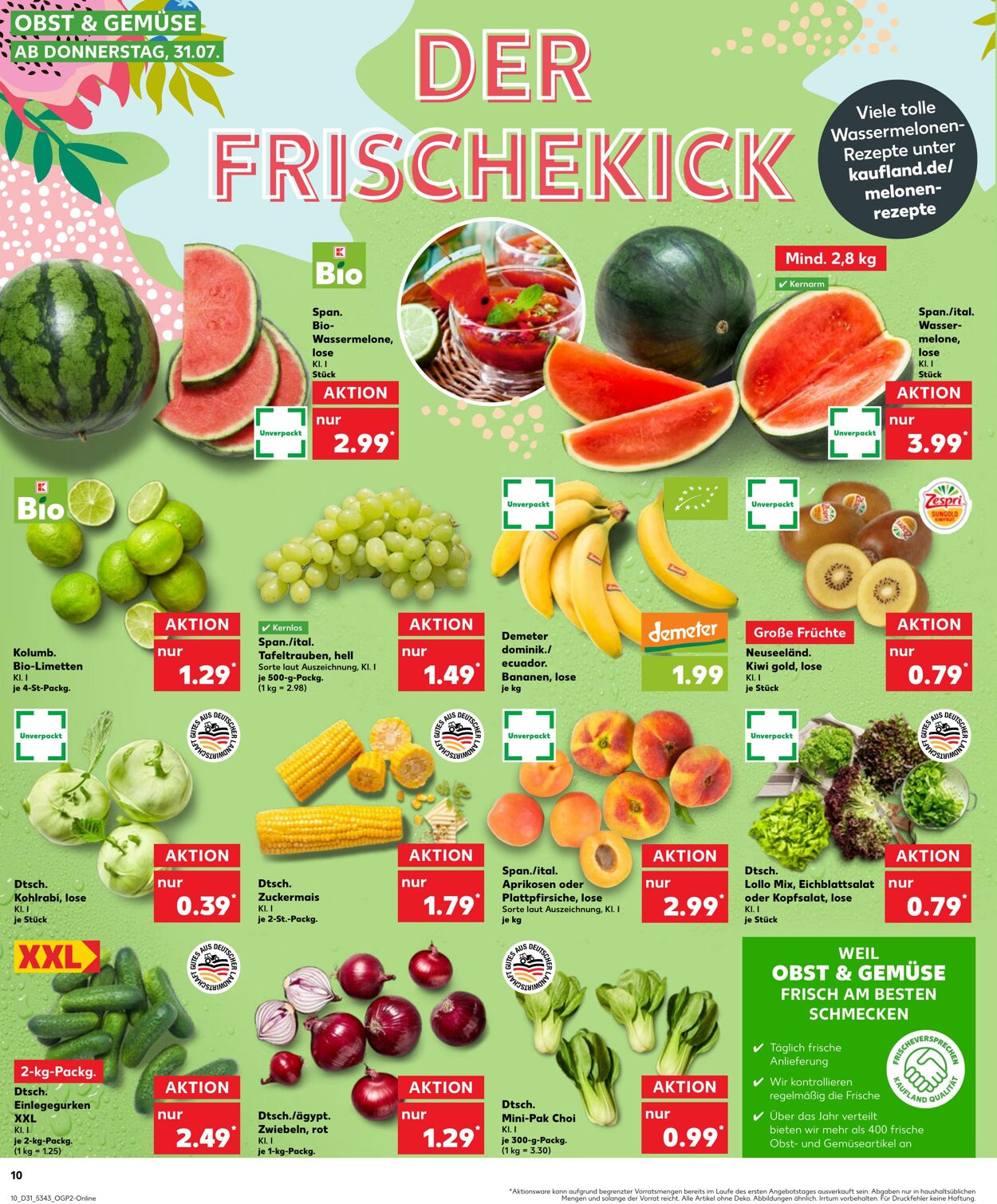 Prospekt Kaufland 31.07.2025 - 06.08.2025