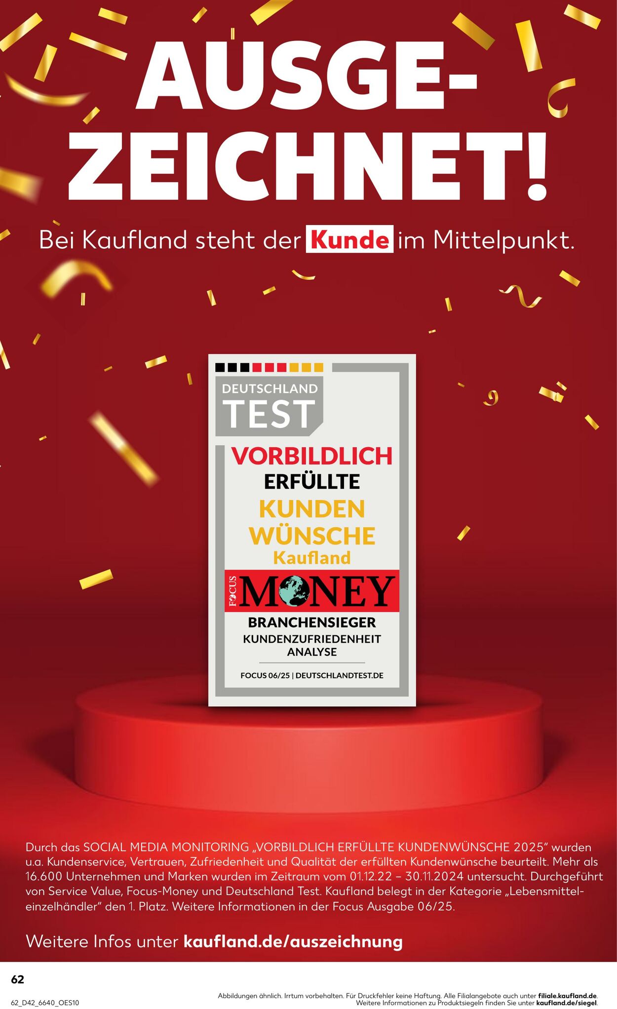 Prospekt Kaufland 16.10.2025 - 22.10.2025