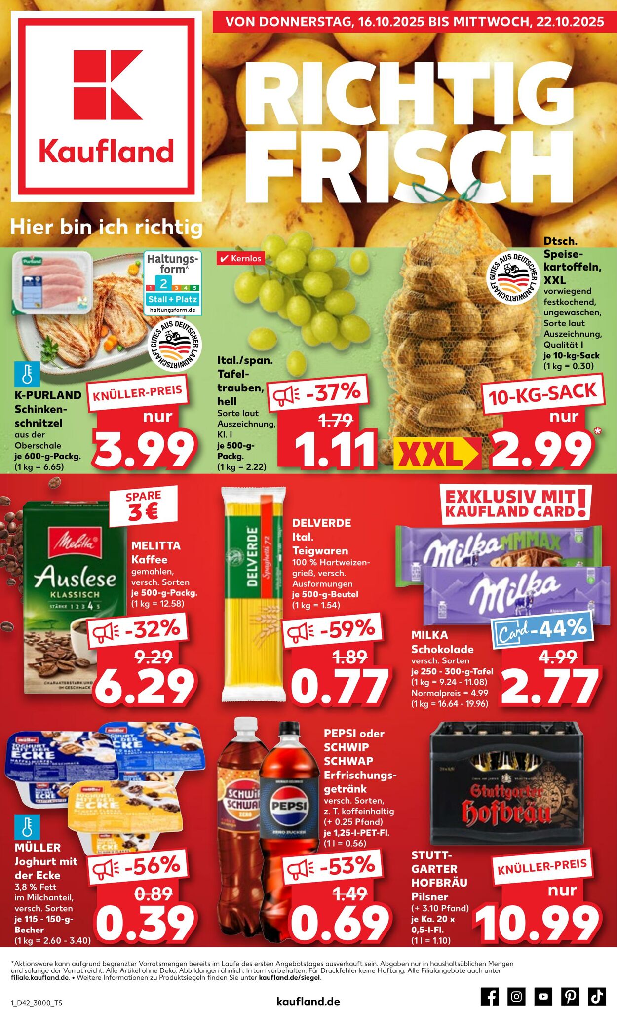 Prospekt Kaufland 16.10.2025 - 22.10.2025