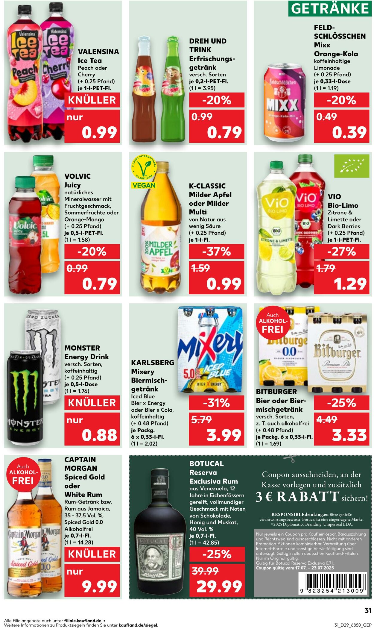 Prospekt Kaufland 17.07.2025 - 23.07.2025