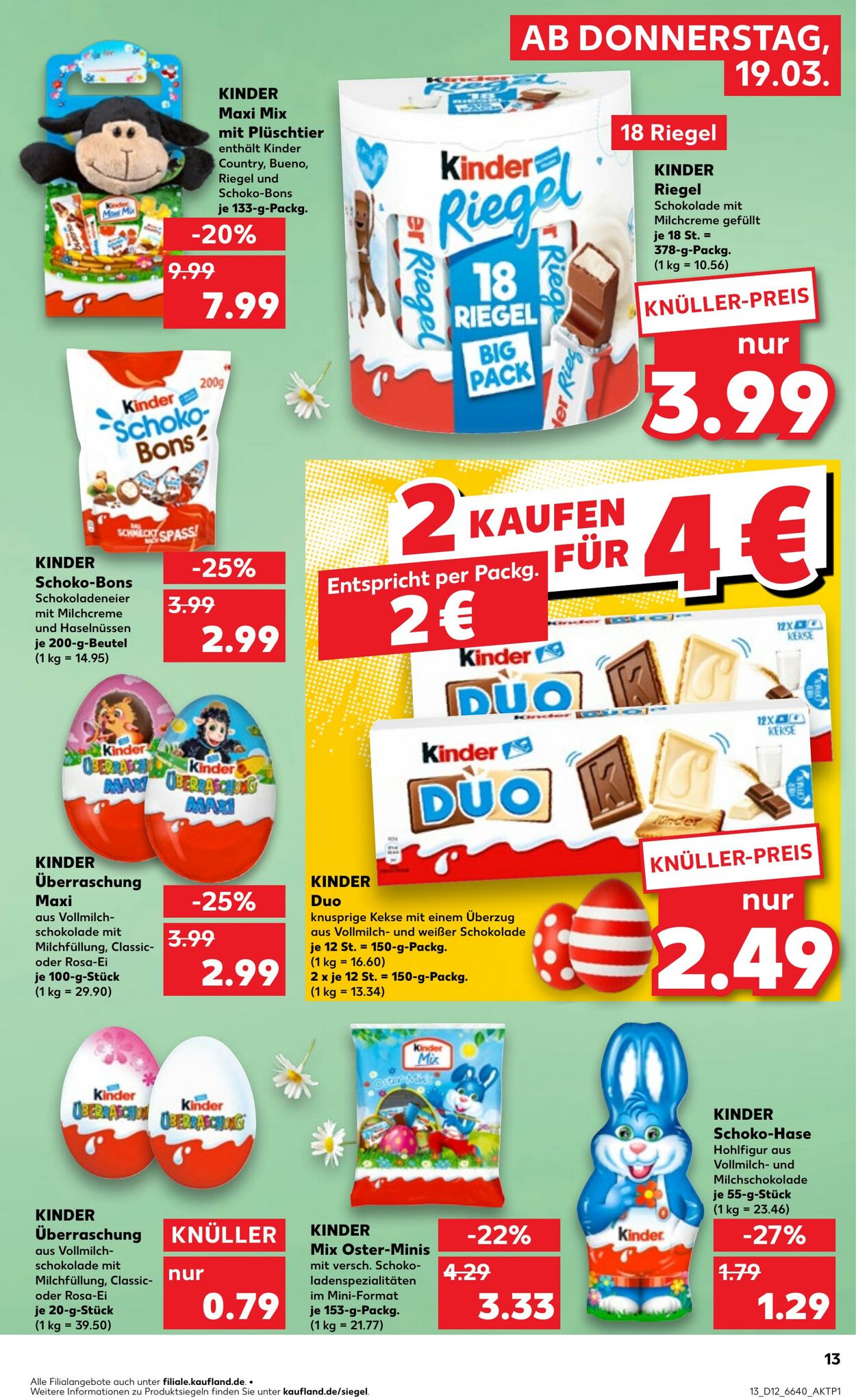 Prospekt Kaufland 19.03.2026 - 25.03.2026