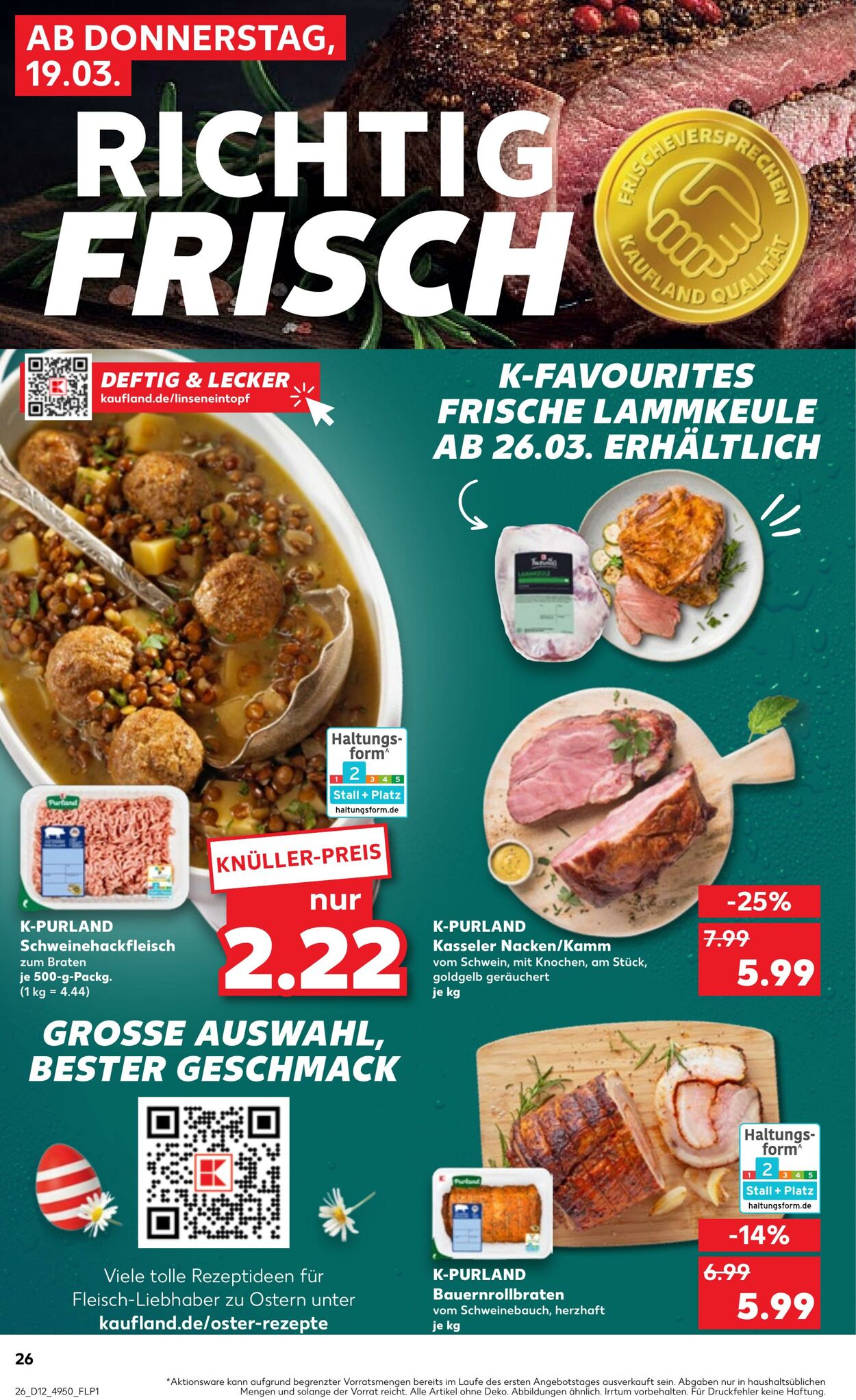 Prospekt Kaufland 19.03.2026 - 25.03.2026