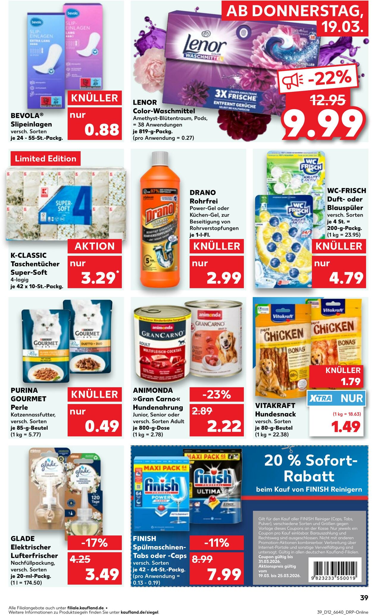 Prospekt Kaufland 19.03.2026 - 25.03.2026