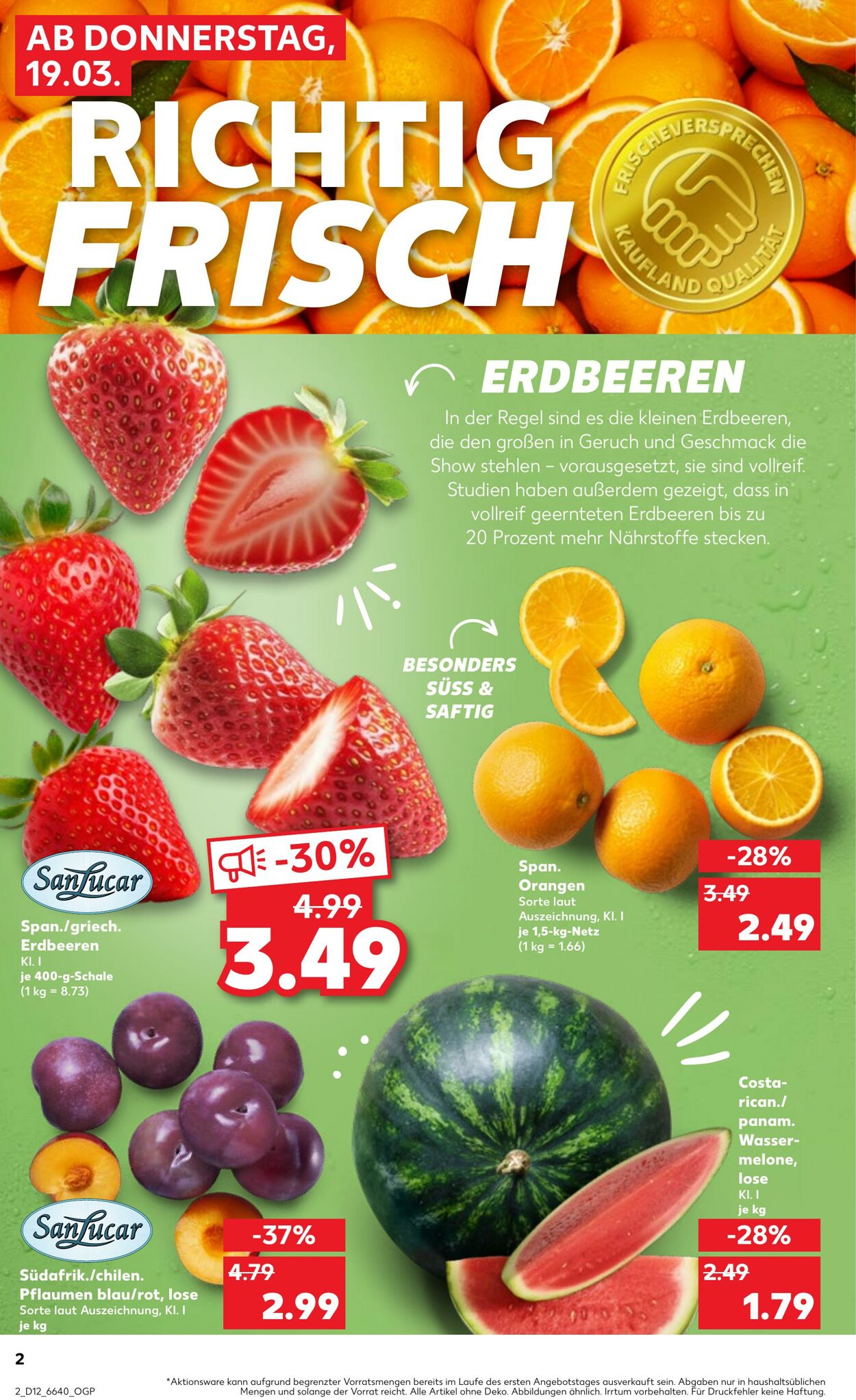 Prospekt Kaufland 19.03.2026 - 25.03.2026