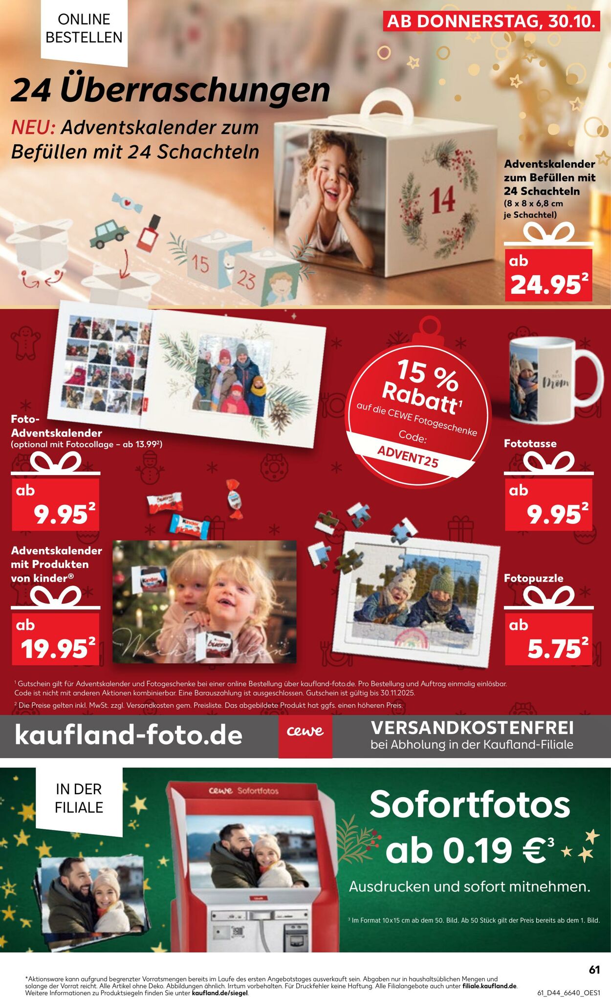 Prospekt Kaufland 30.10.2025 - 05.11.2025
