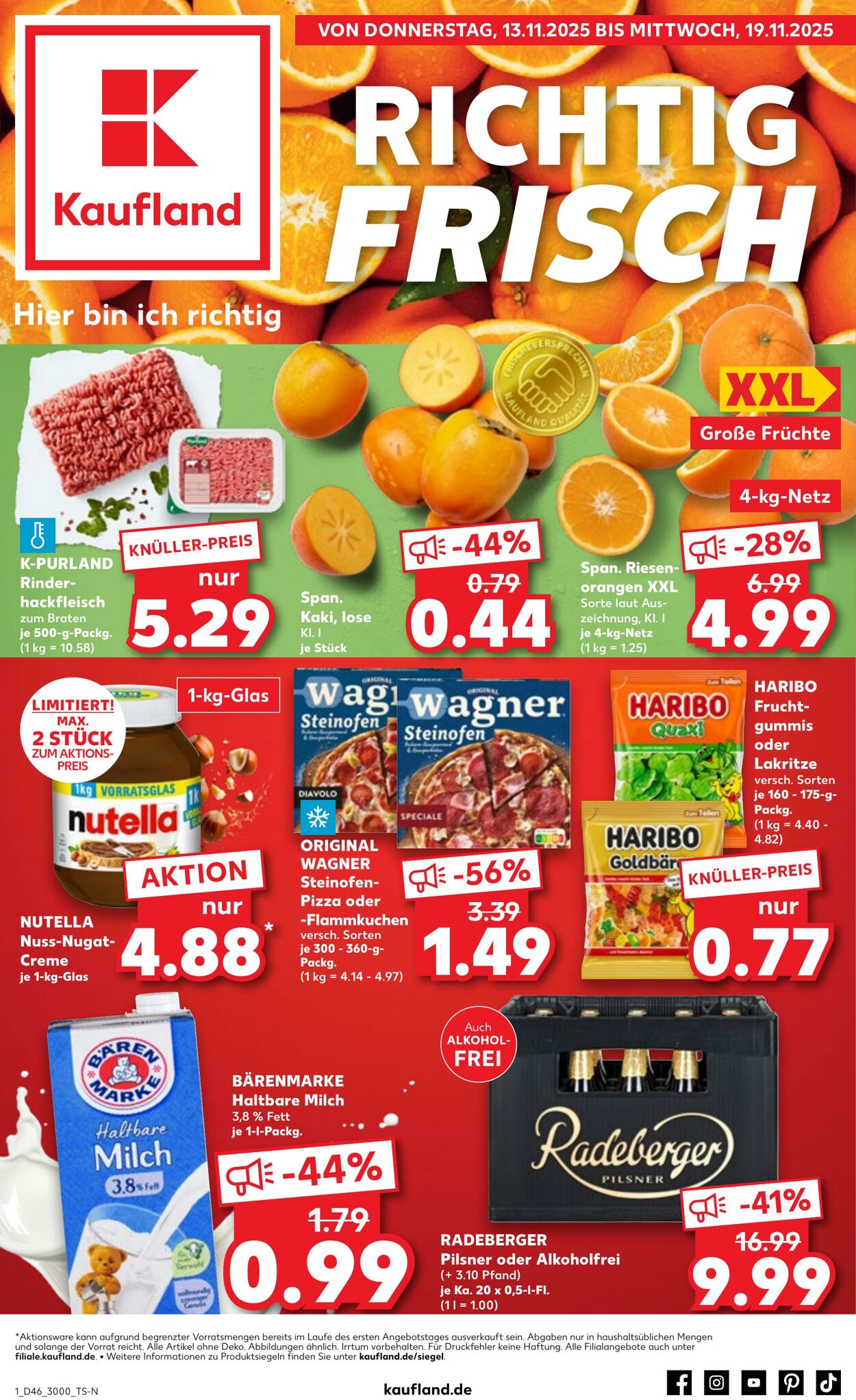 Prospekt Kaufland 13.11.2025 - 19.11.2025