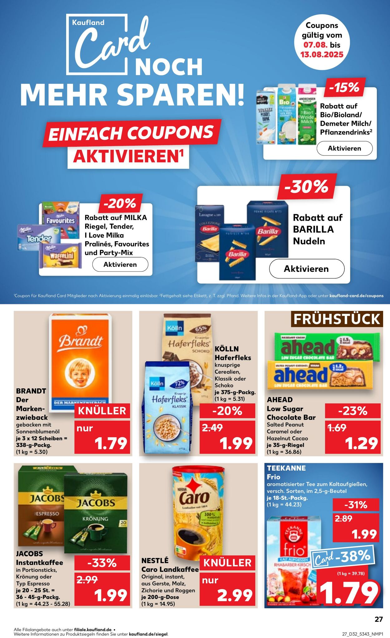 Prospekt Kaufland 07.08.2025 - 13.08.2025