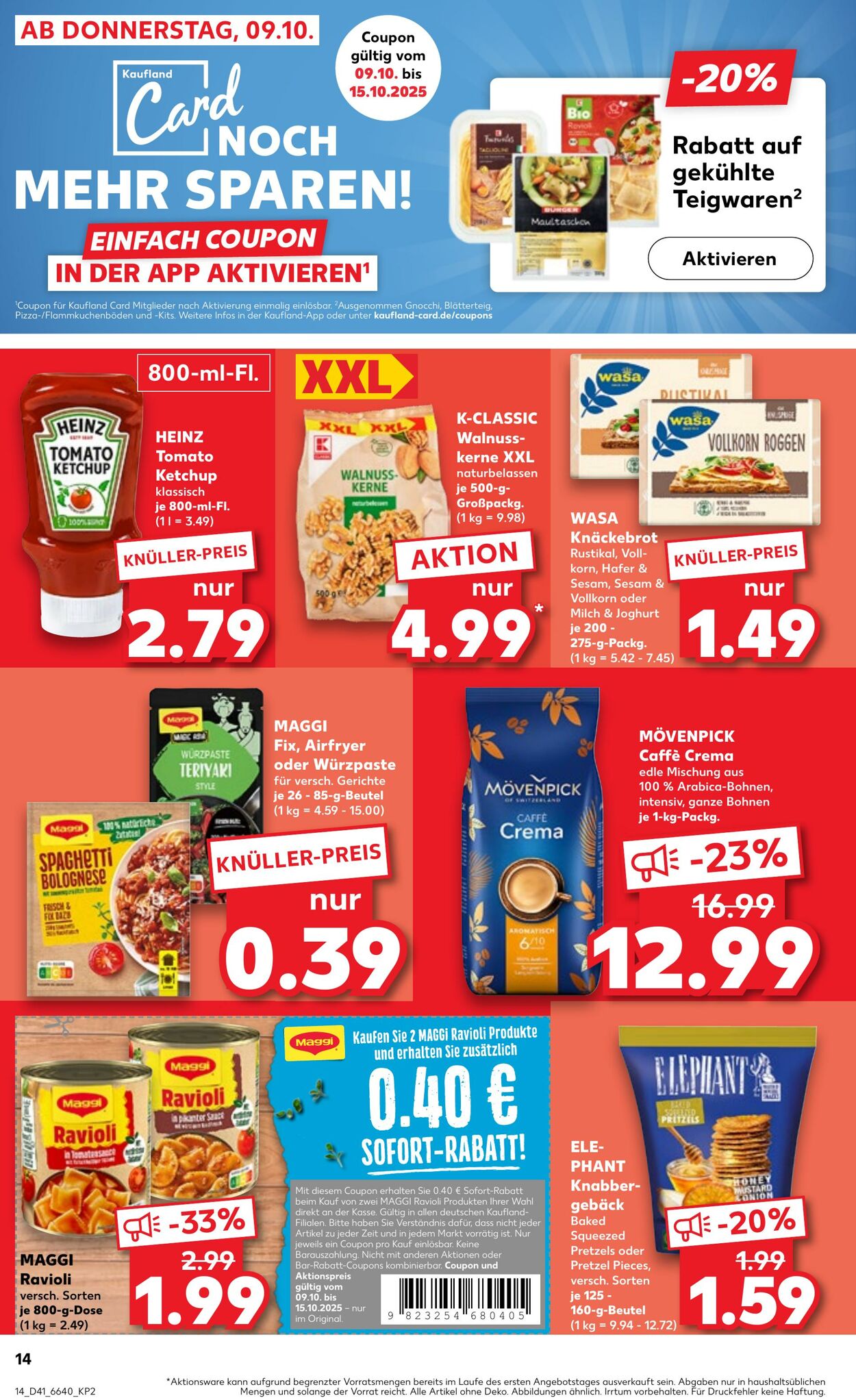 Prospekt Kaufland 12.10.2025 - 15.10.2025