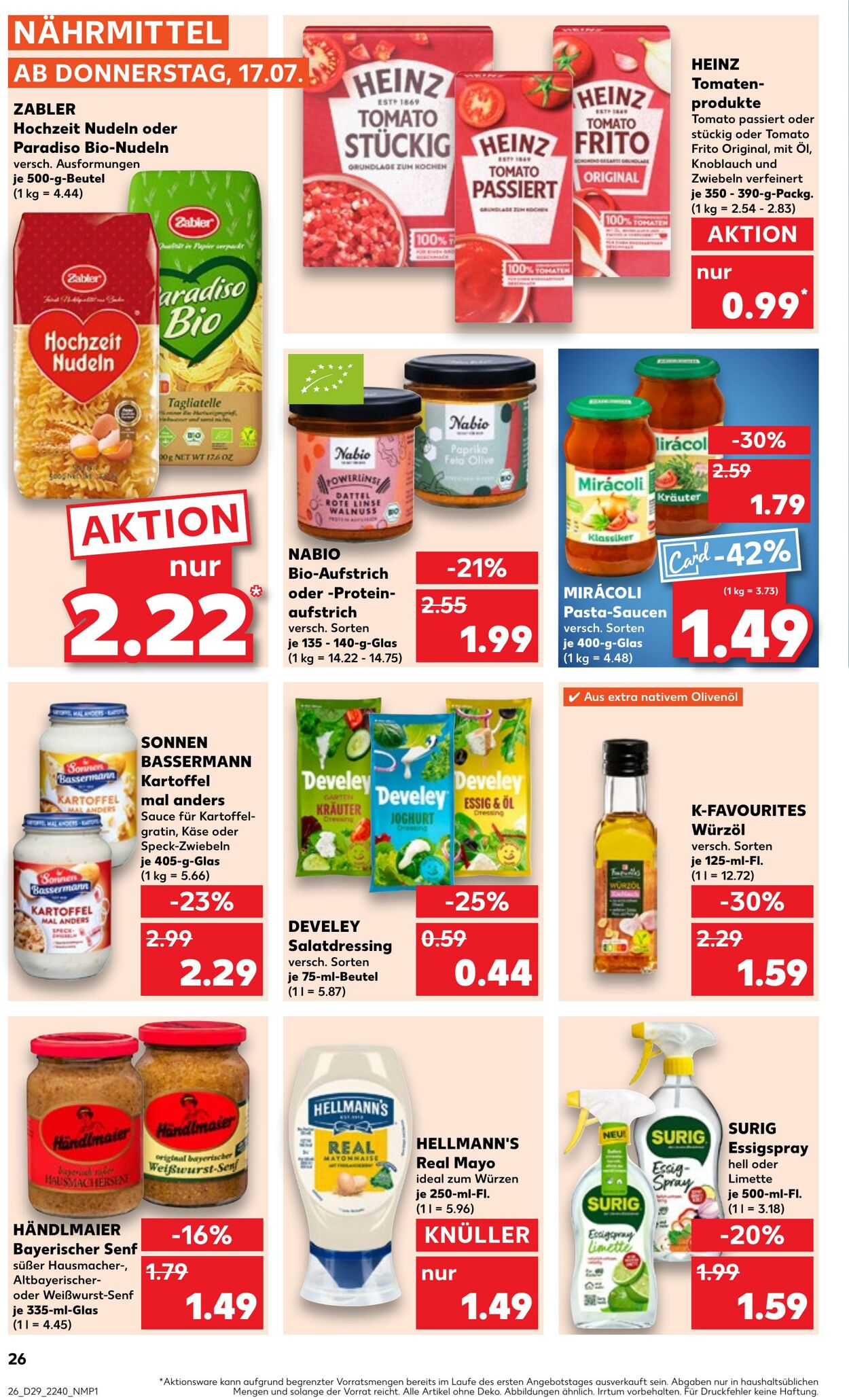 Prospekt Kaufland 17.07.2025 - 23.07.2025