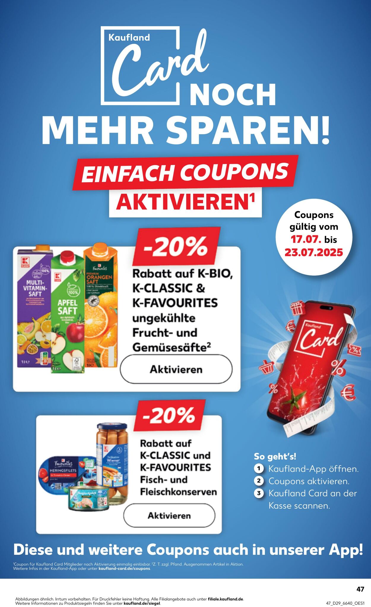 Prospekt Kaufland 17.07.2025 - 23.07.2025