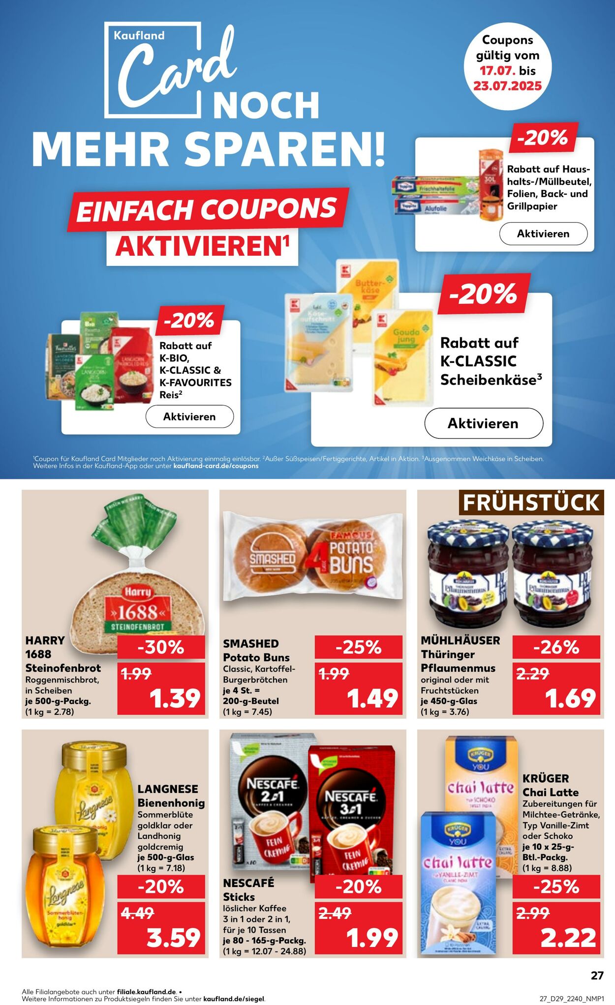 Prospekt Kaufland 17.07.2025 - 23.07.2025