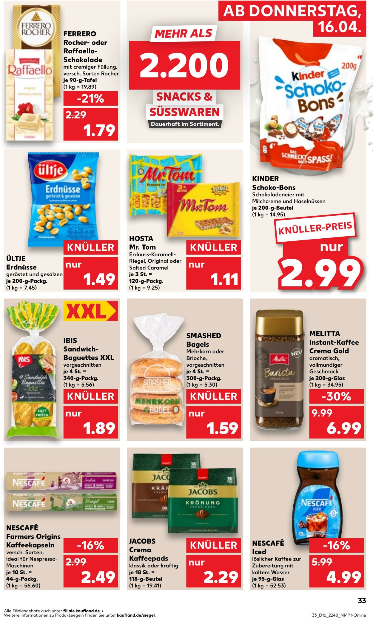 Prospekt Kaufland 16.04.2026 - 22.04.2026
