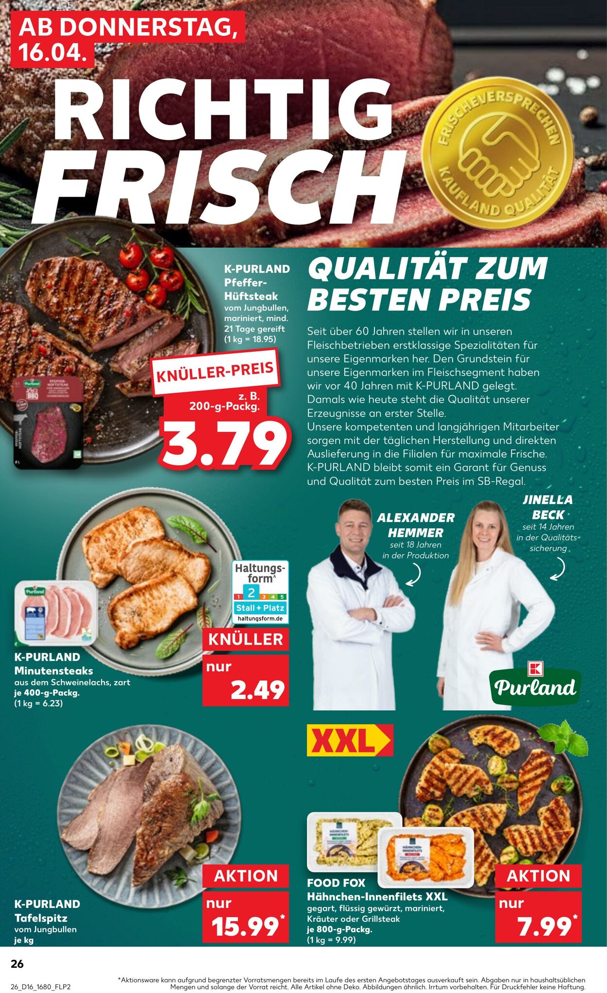 Prospekt Kaufland 16.04.2026 - 22.04.2026