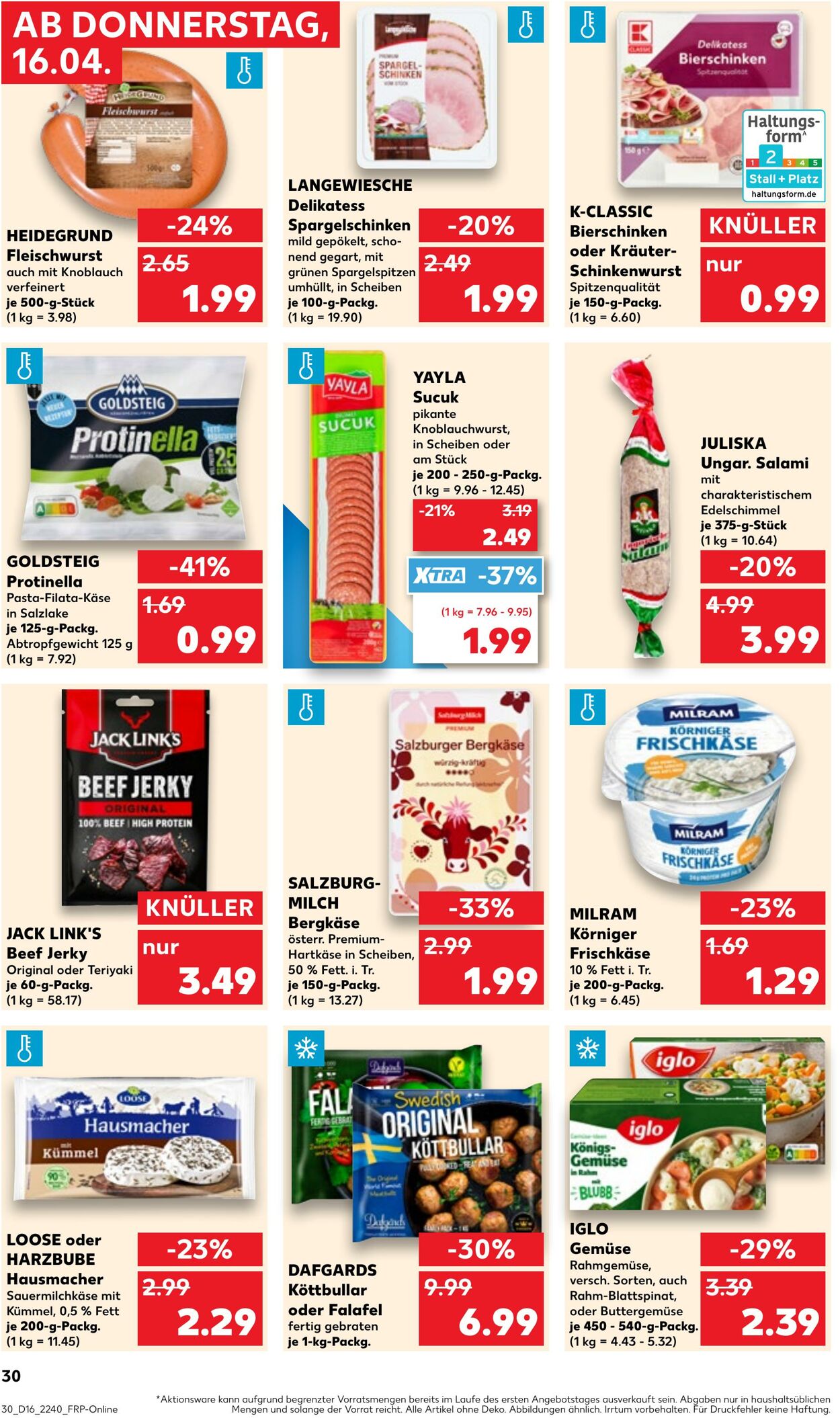 Prospekt Kaufland 16.04.2026 - 22.04.2026