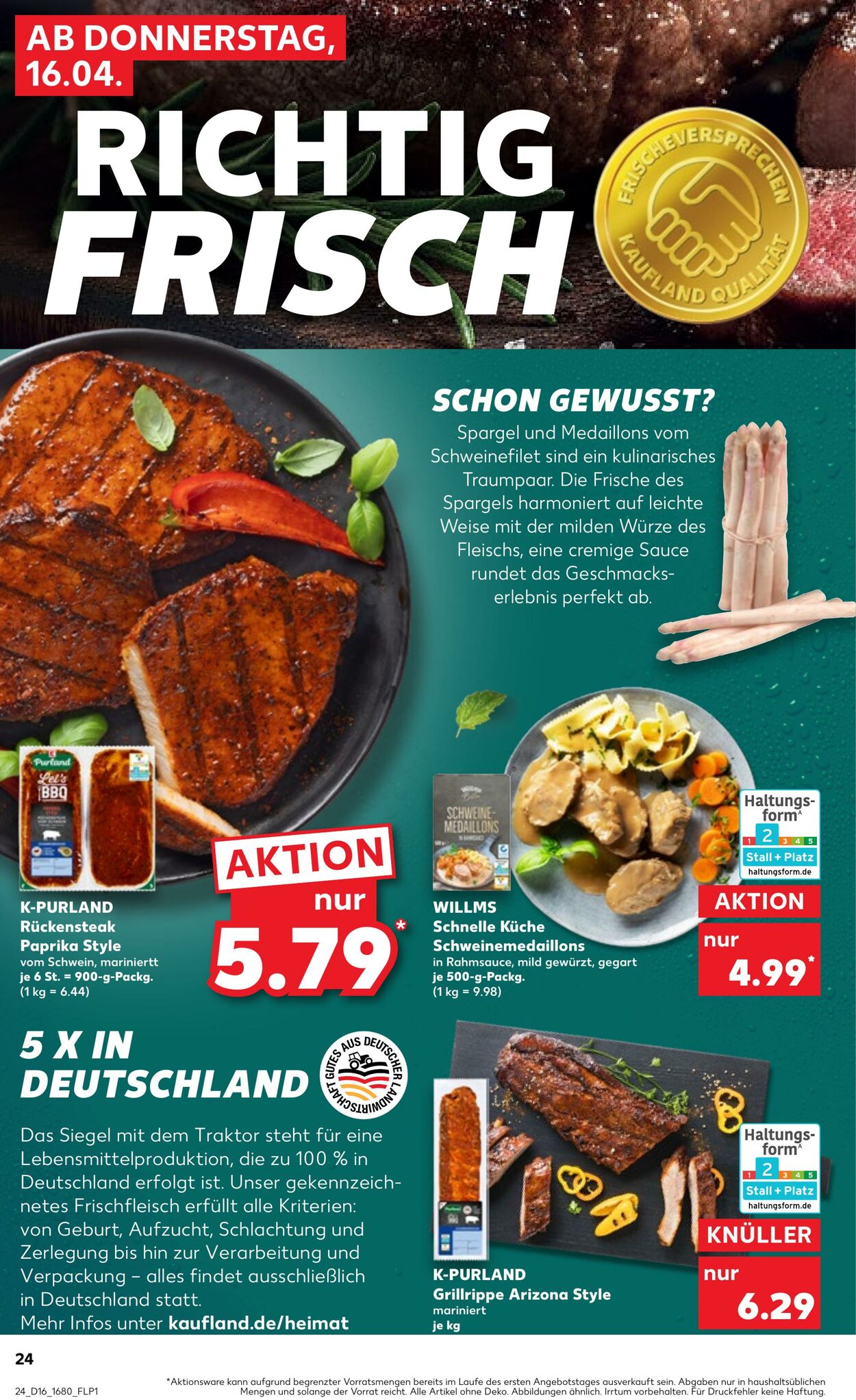 Prospekt Kaufland 16.04.2026 - 22.04.2026