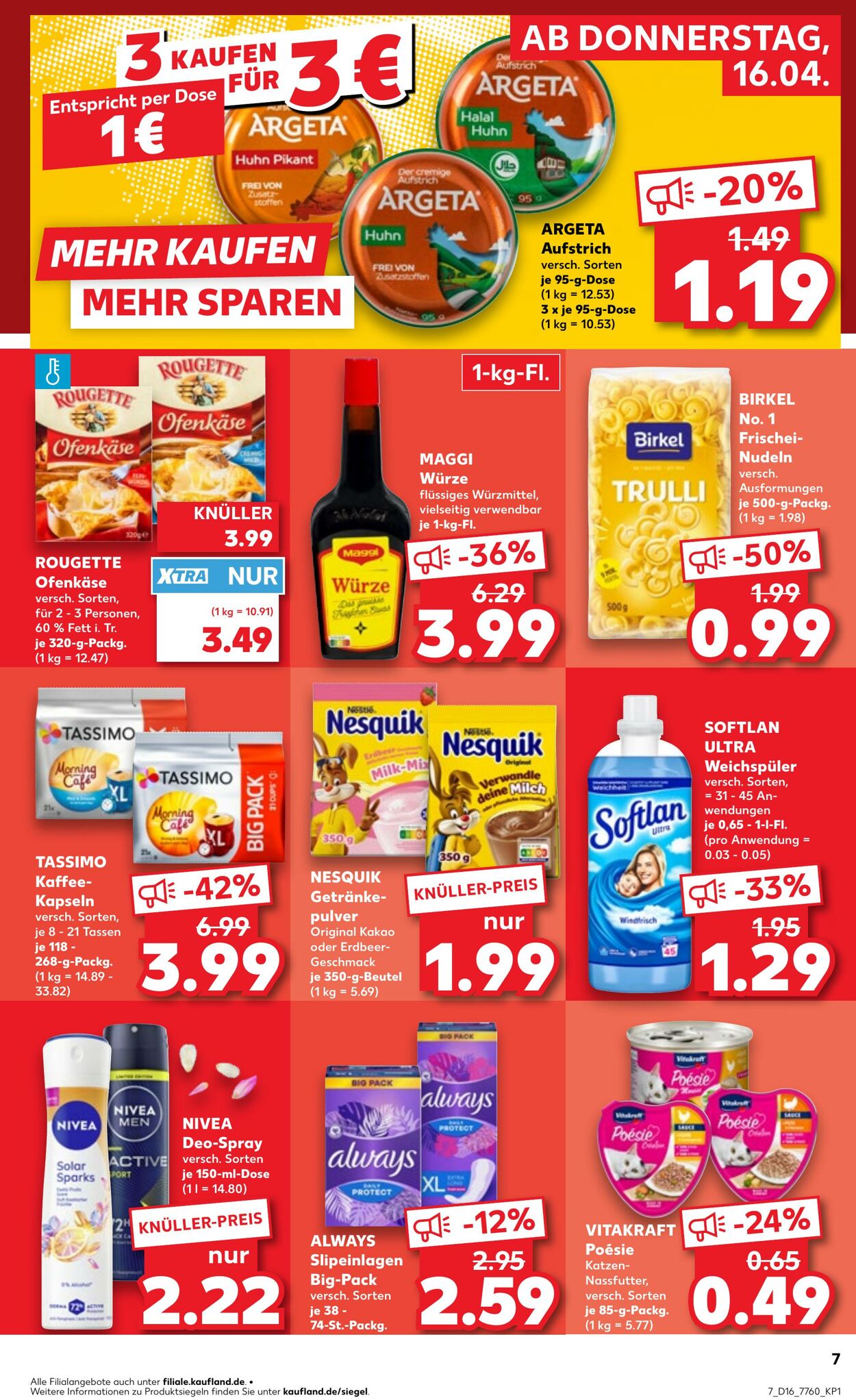 Prospekt Kaufland 16.04.2026 - 22.04.2026