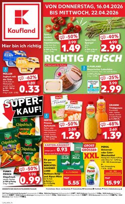Prospekt Kaufland 16.04.2026 - 22.04.2026