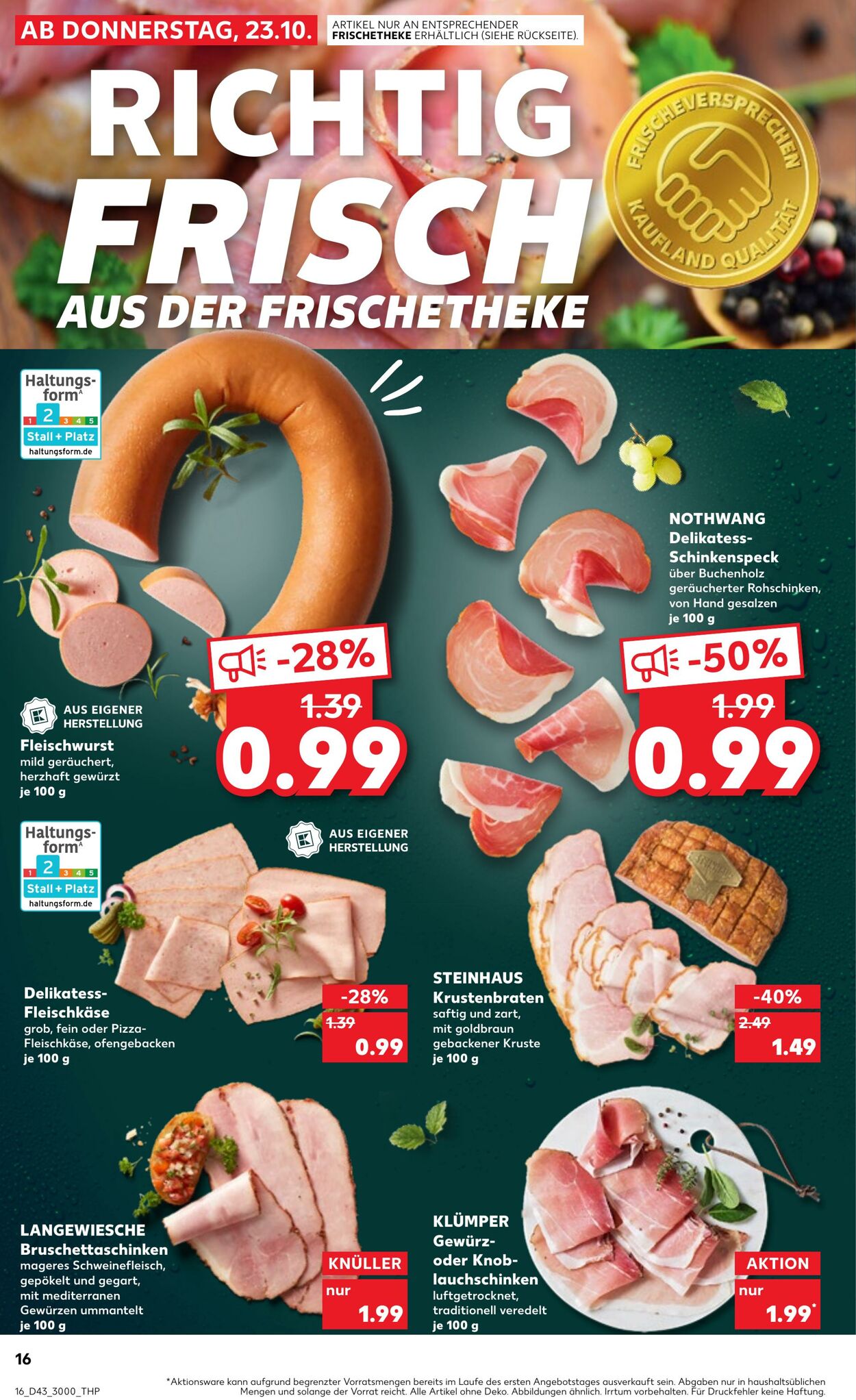 Prospekt Kaufland 23.10.2025 - 29.10.2025