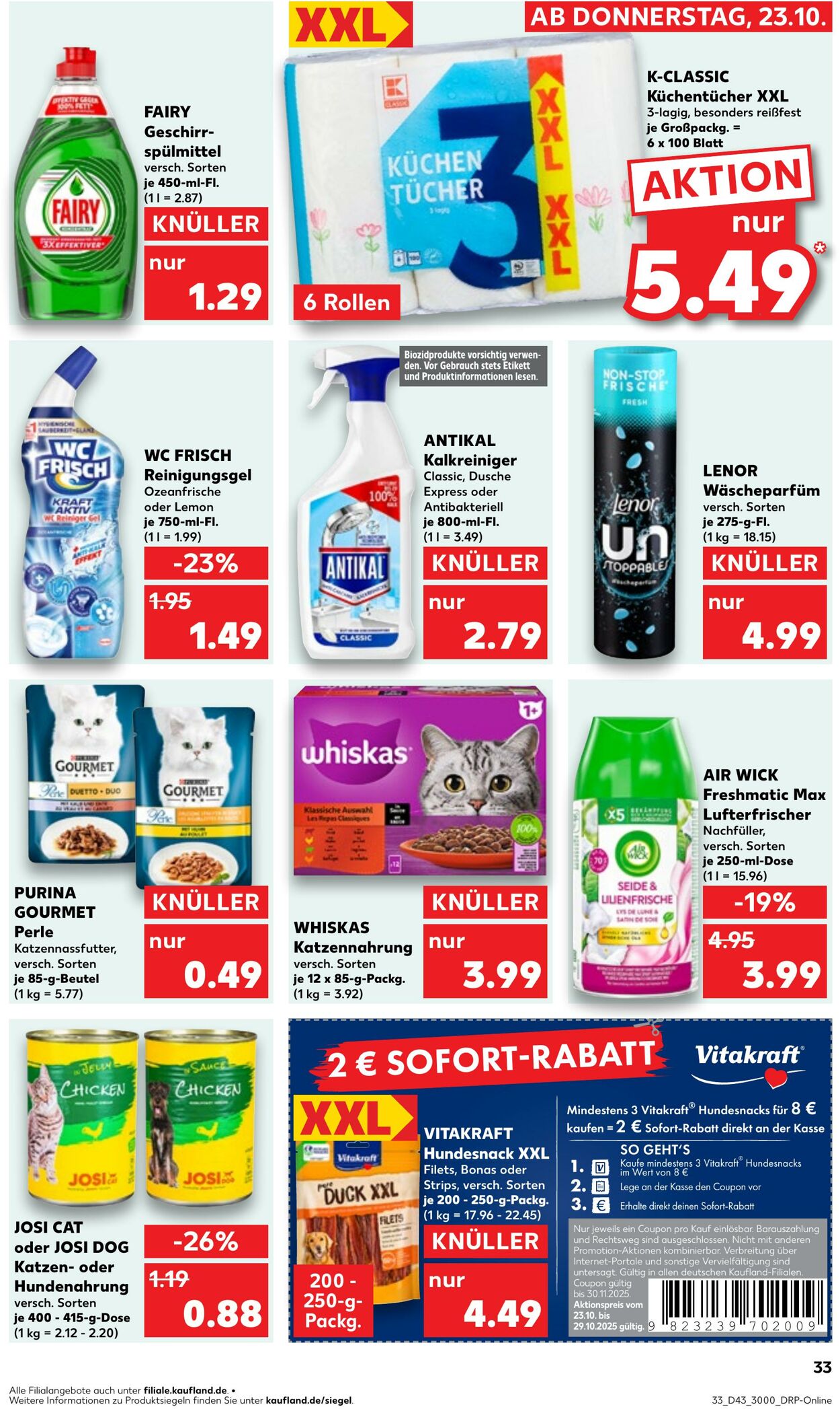 Prospekt Kaufland 23.10.2025 - 29.10.2025