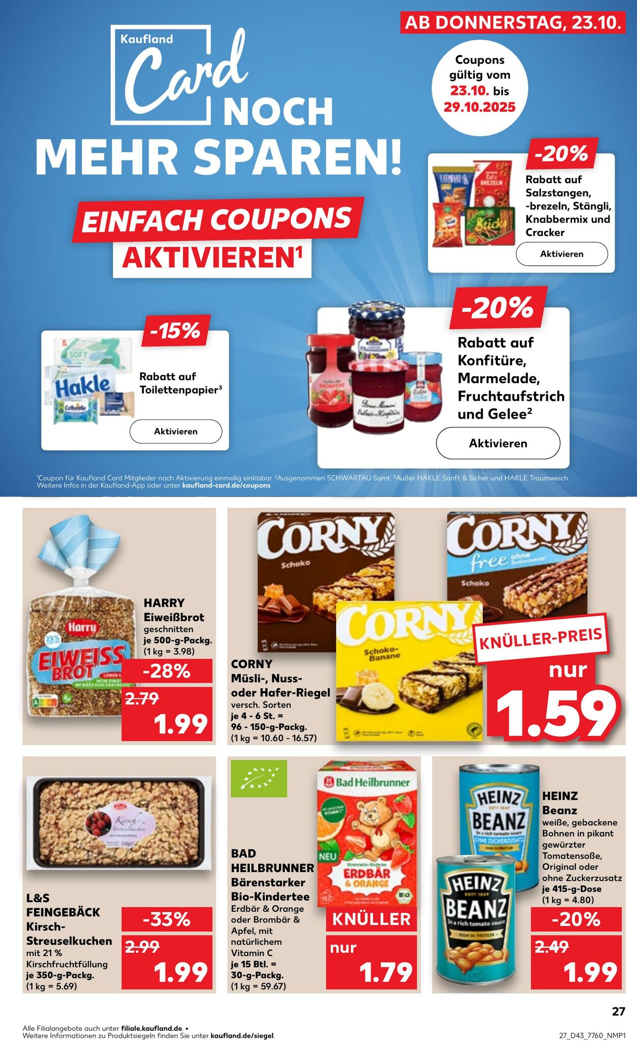 Prospekt Kaufland 23.10.2025 - 29.10.2025