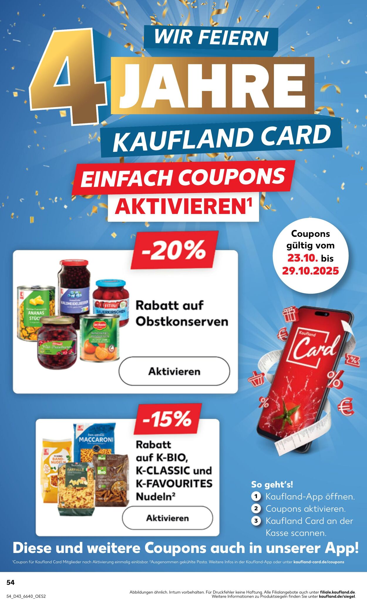Prospekt Kaufland 23.10.2025 - 29.10.2025