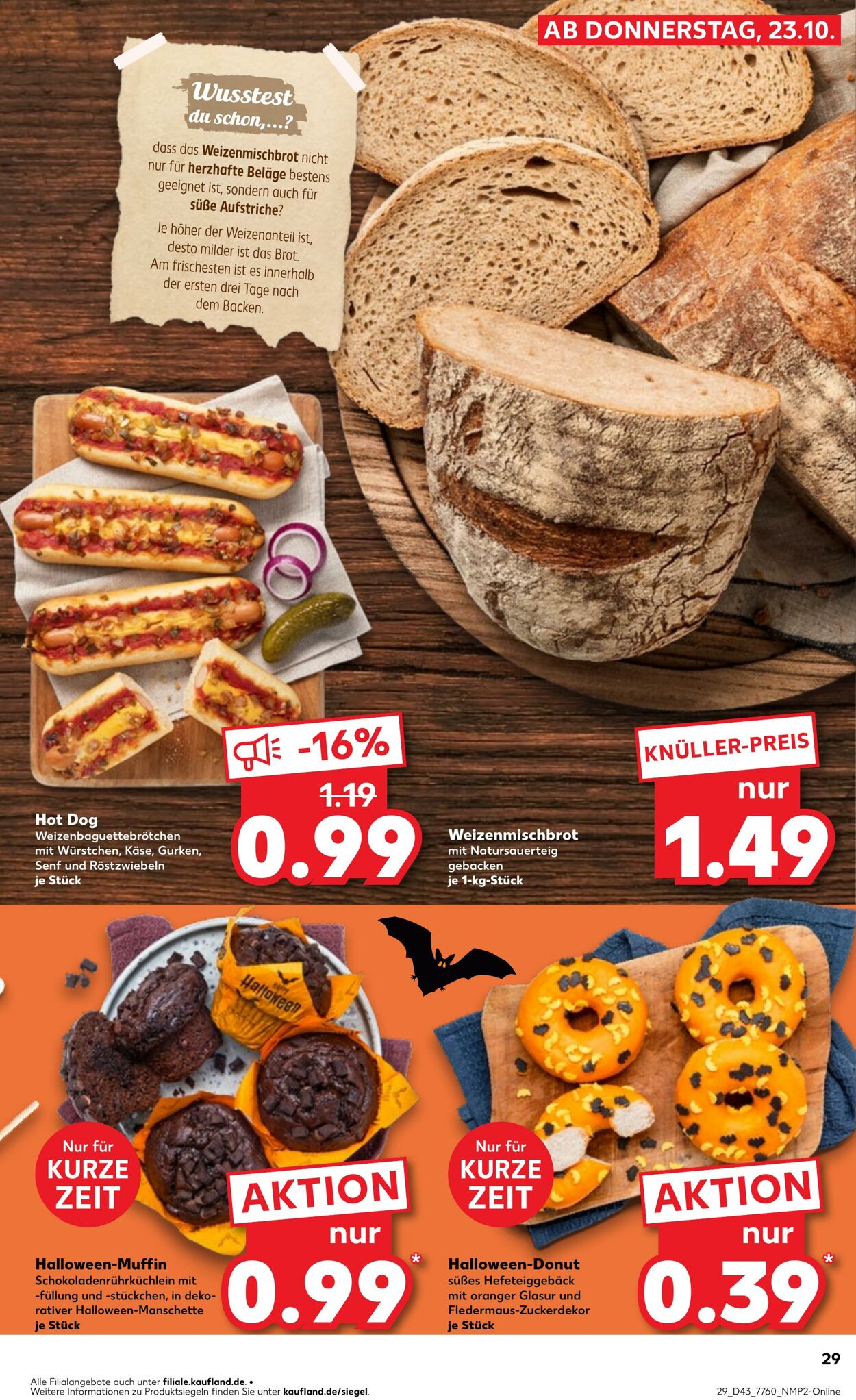 Prospekt Kaufland 23.10.2025 - 29.10.2025