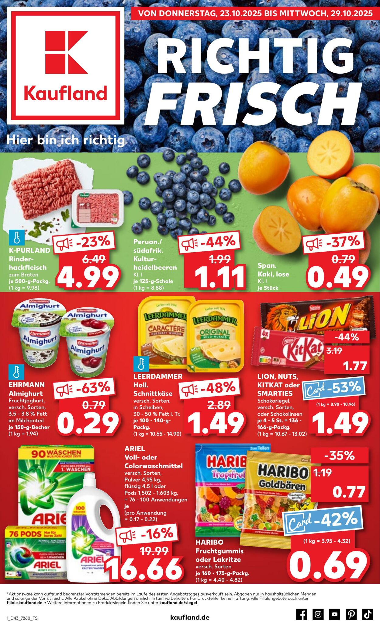 Prospekt Kaufland 23.10.2025 - 29.10.2025