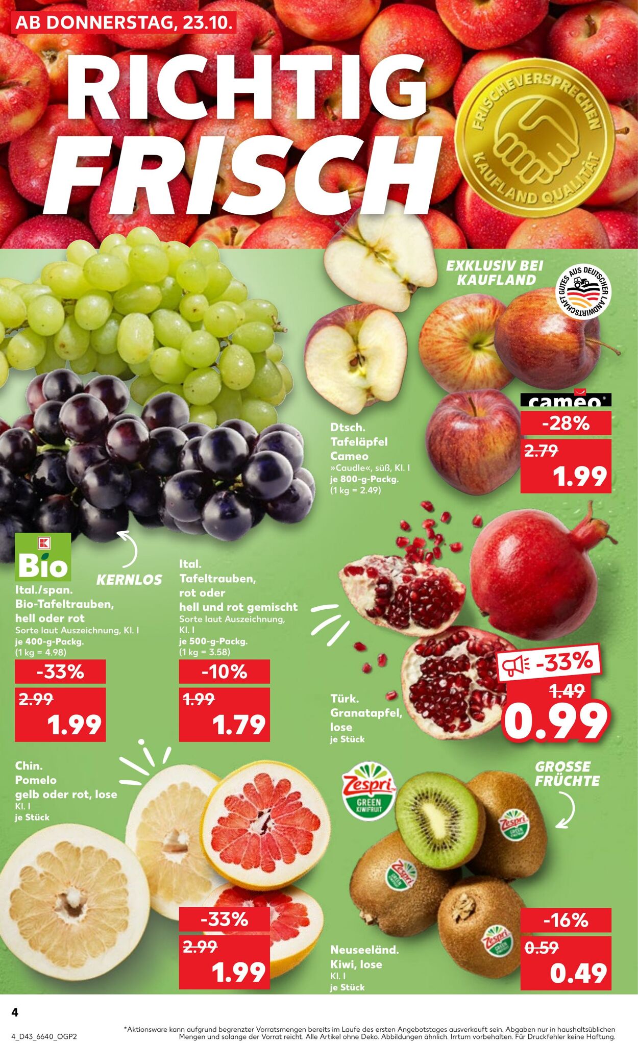 Prospekt Kaufland 23.10.2025 - 29.10.2025