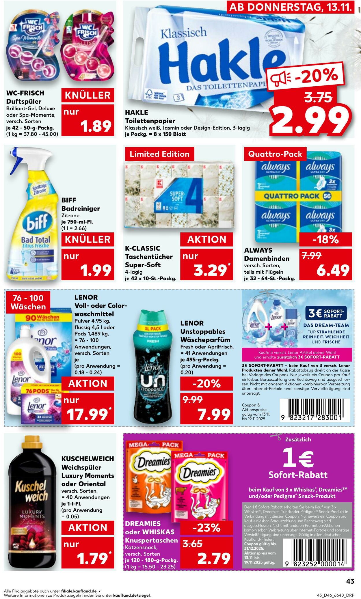 Prospekt Kaufland 13.11.2025 - 19.11.2025